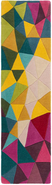 FLAIR RUGS Läufer »Falmouth«, rechteckig, 100% Wolle, aus Naturfaser, bunt, günstig online kaufen