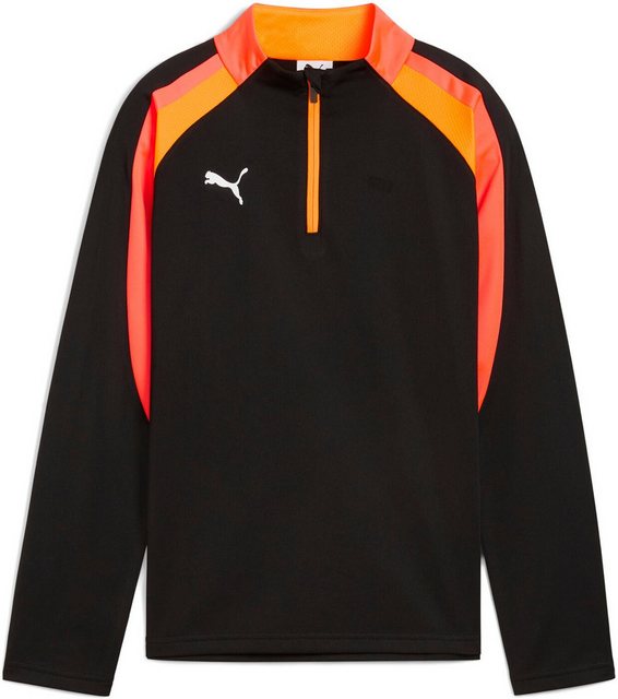 PUMA Sweatshirt IndividualLIGA 1/4 Zip Top Jr PUMA BLACK-HEAT FIRE günstig online kaufen