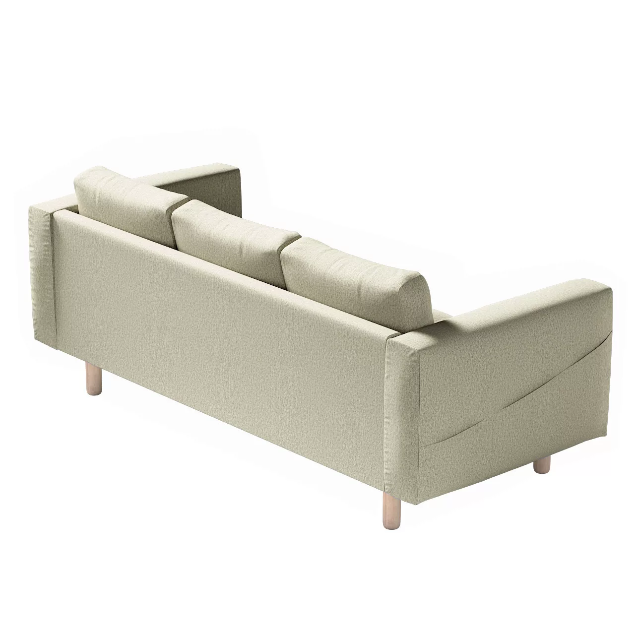 Bezug für Norsborg 3-Sitzer Sofa, beige, Norsborg 3-Sitzer Sofabezug, Madri günstig online kaufen