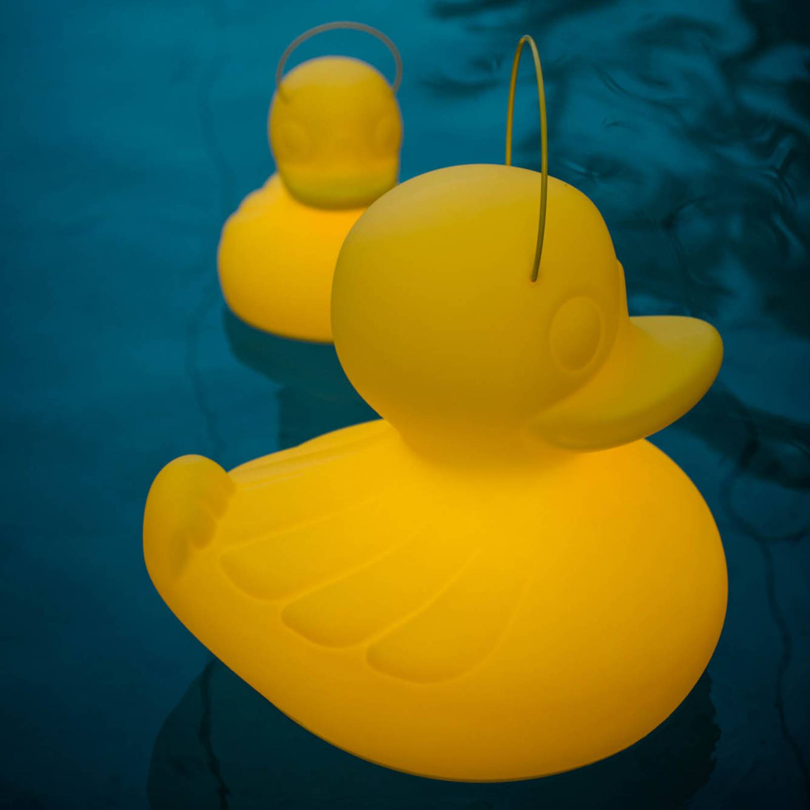 LED-Designleuchte DUCK-DUCK XL für außen in Gelb günstig online kaufen