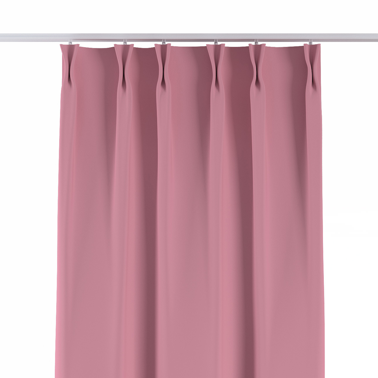 Vorhang mit flämischen 2-er Falten, rosa, Blackout (verdunkelnd) (269-92) günstig online kaufen