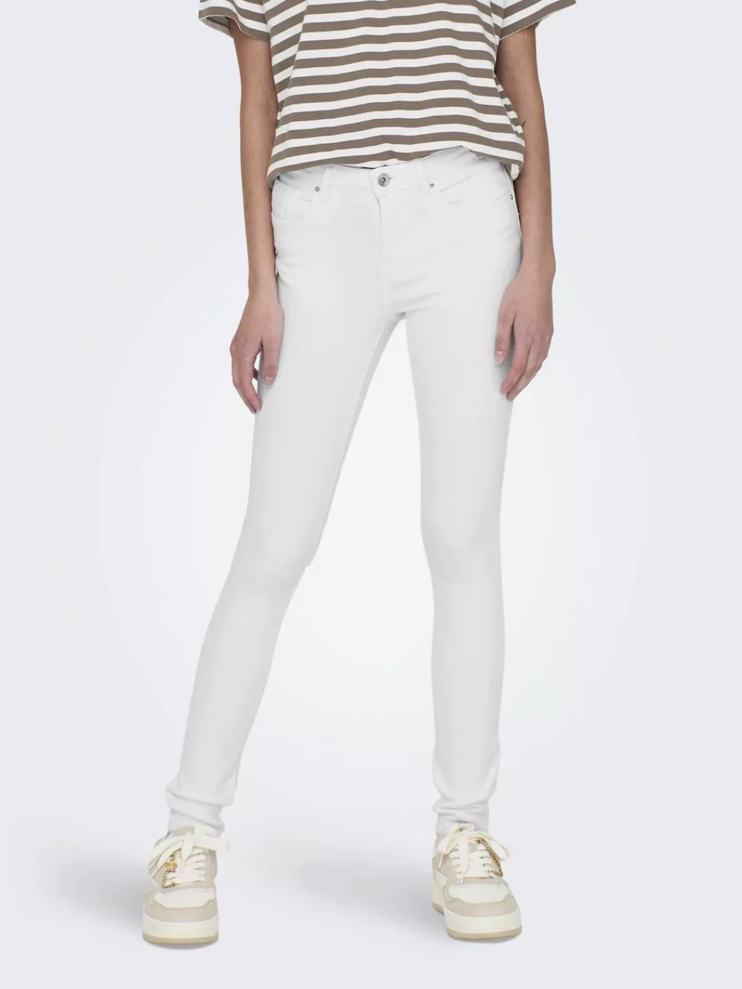 ONLY Skinny-fit-Jeans "ONLPOWER MID PUSHUP SK DNM DCC795" günstig online kaufen