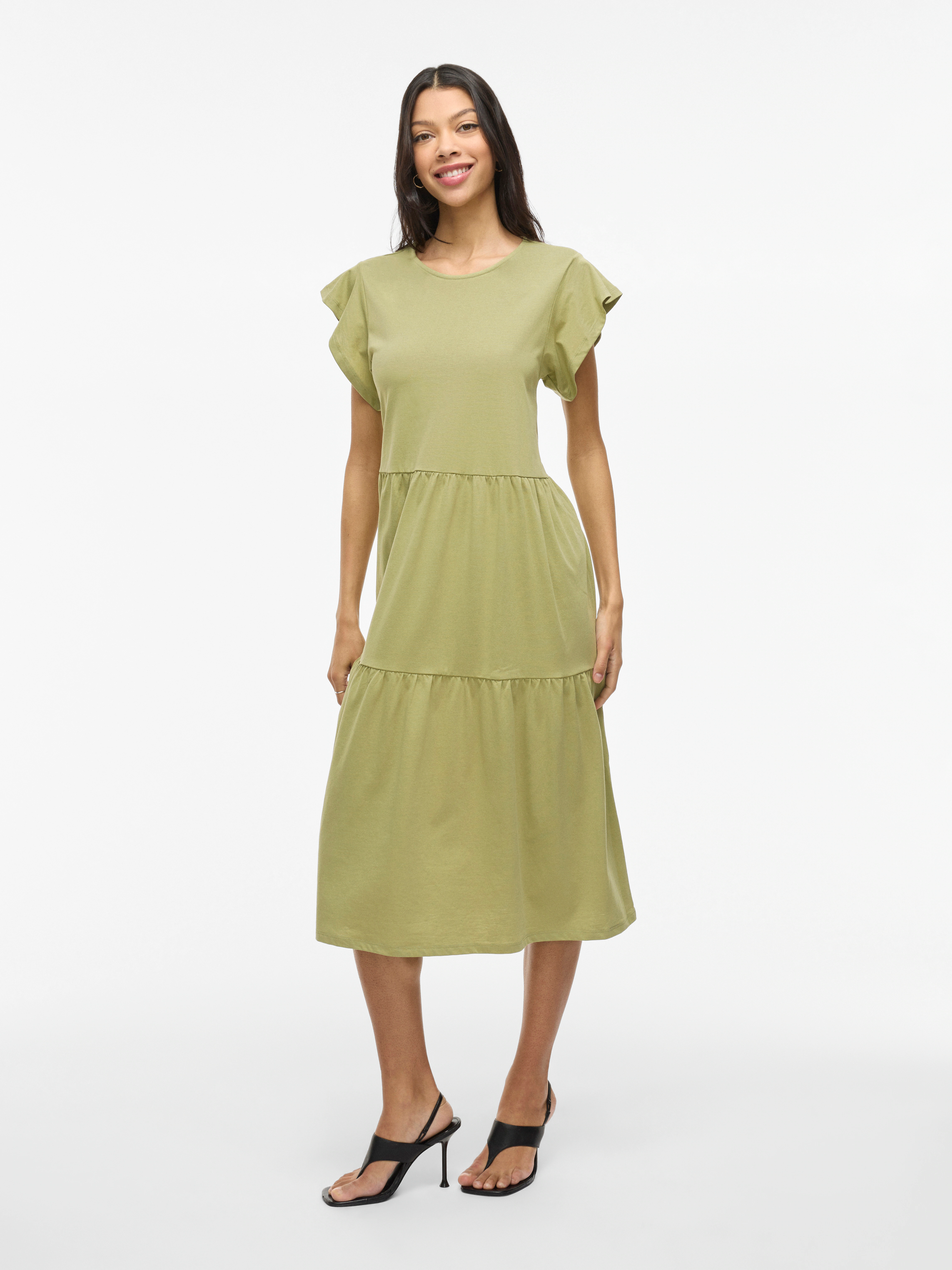 Vila Sommerkleid "VISUMMER S/S MIDI DRESS - NOOS" günstig online kaufen