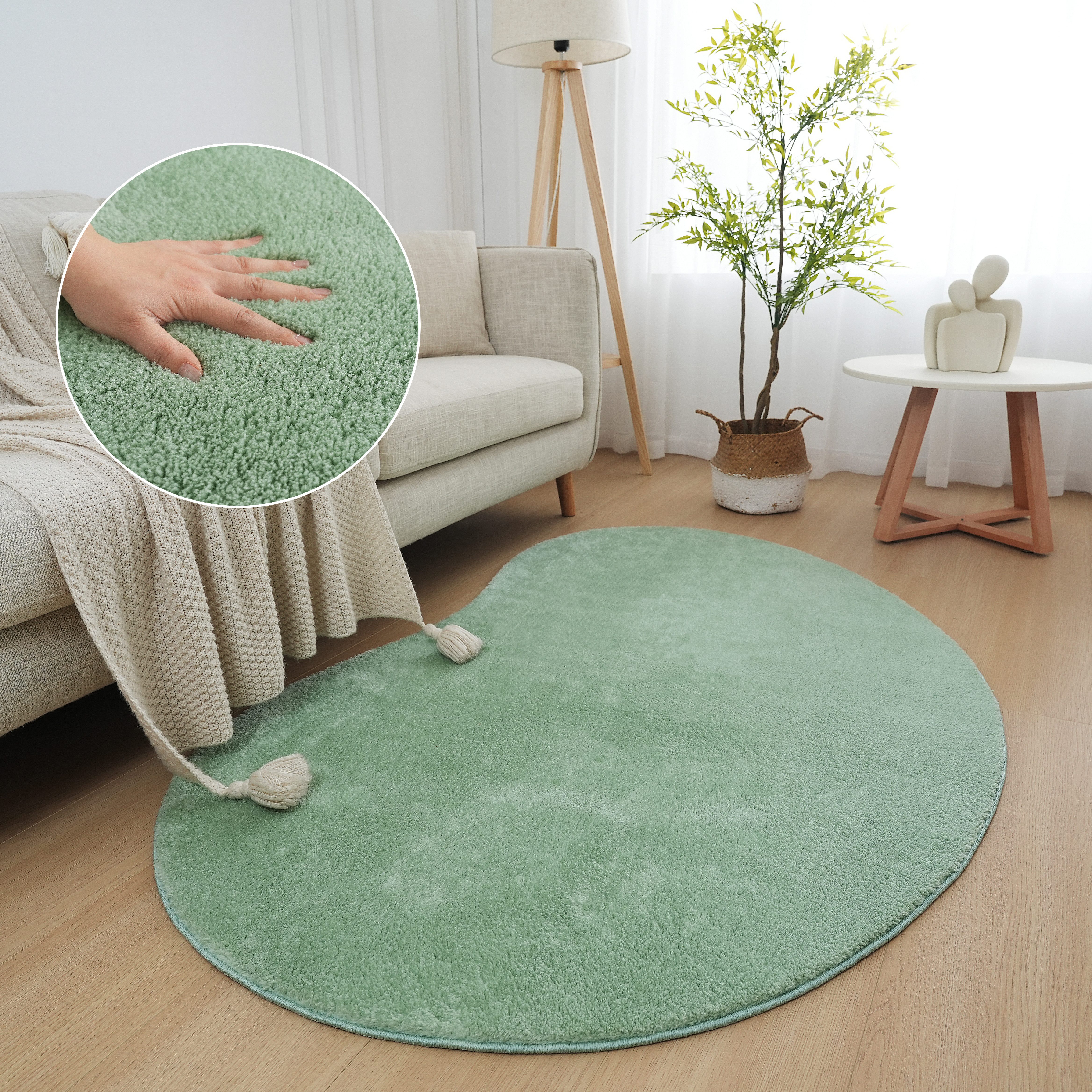 my home Teppich Cali Bean, U-förmig, günstig online kaufen