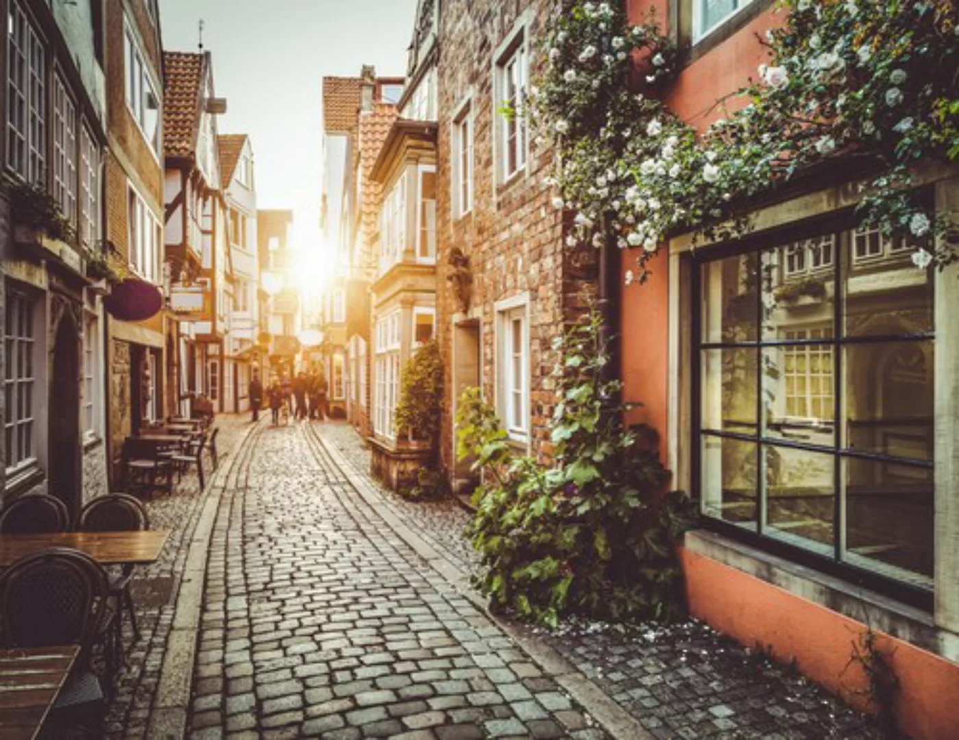 Papermoon Fototapete »Old Town in Belgium« günstig online kaufen