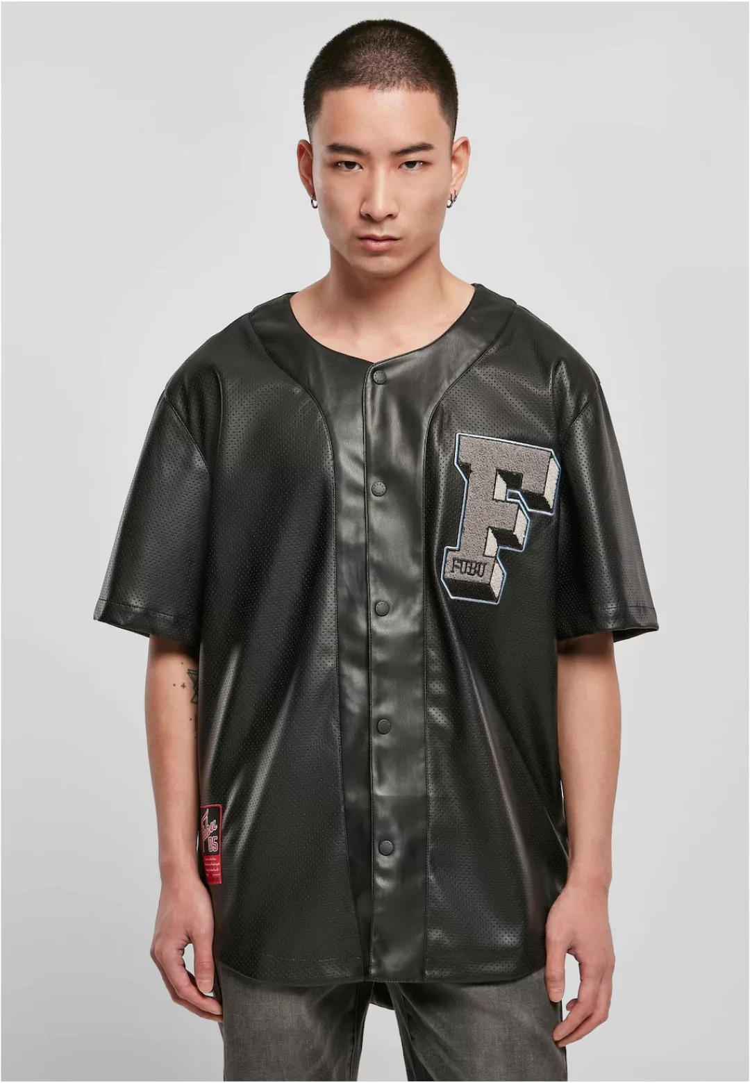 Fubu T-Shirt "Fubu Herren College Leather Baseball Jersey" günstig online kaufen