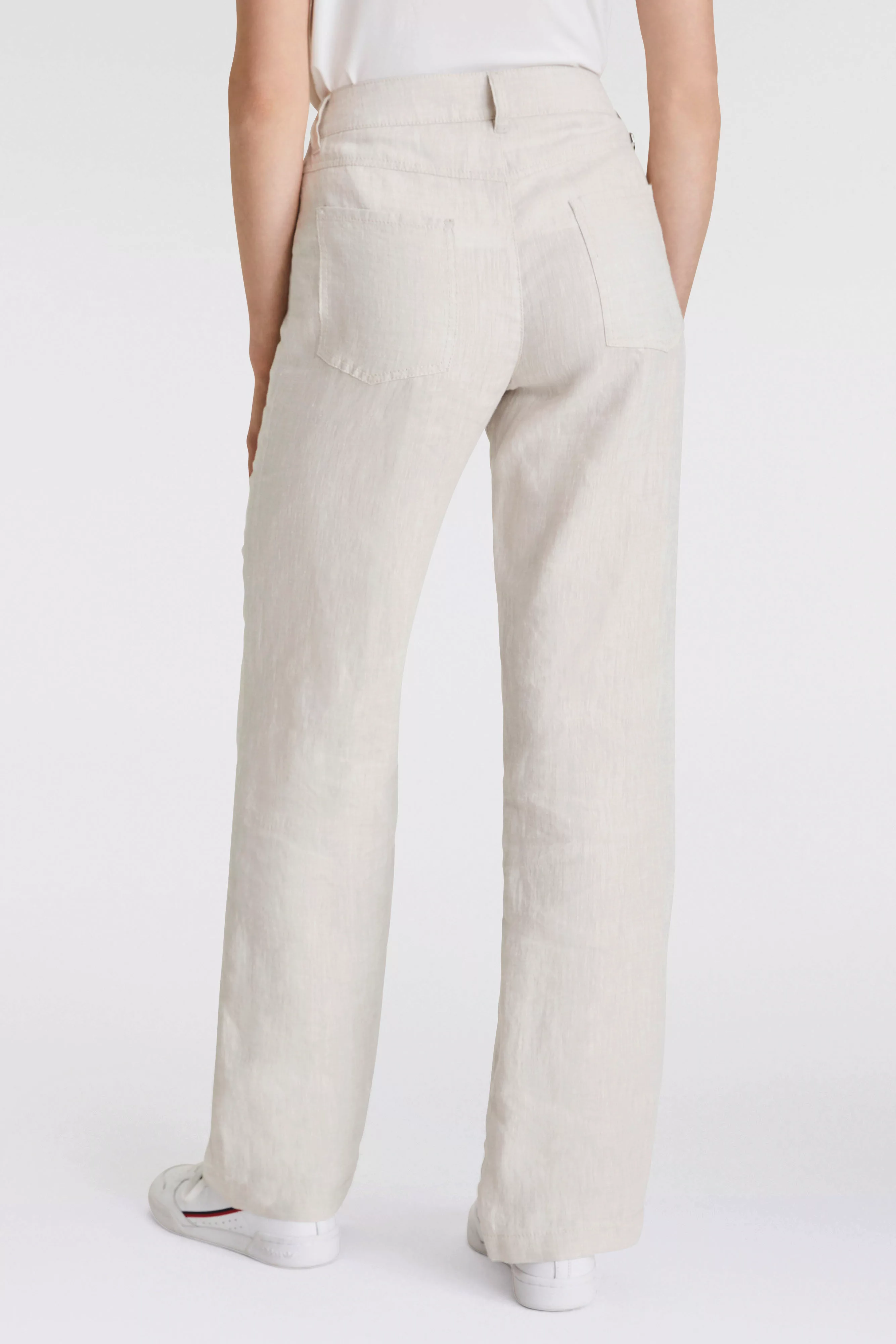 MAC Leinenhose "NORA cropped", Leinen-Qualität günstig online kaufen