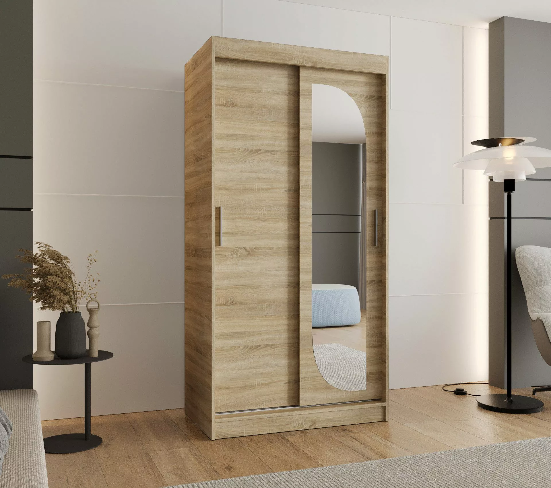 ABIKS MÖBEL Schwebetürenschrank LUCY Schlafzimmerschrank, mit günstig online kaufen