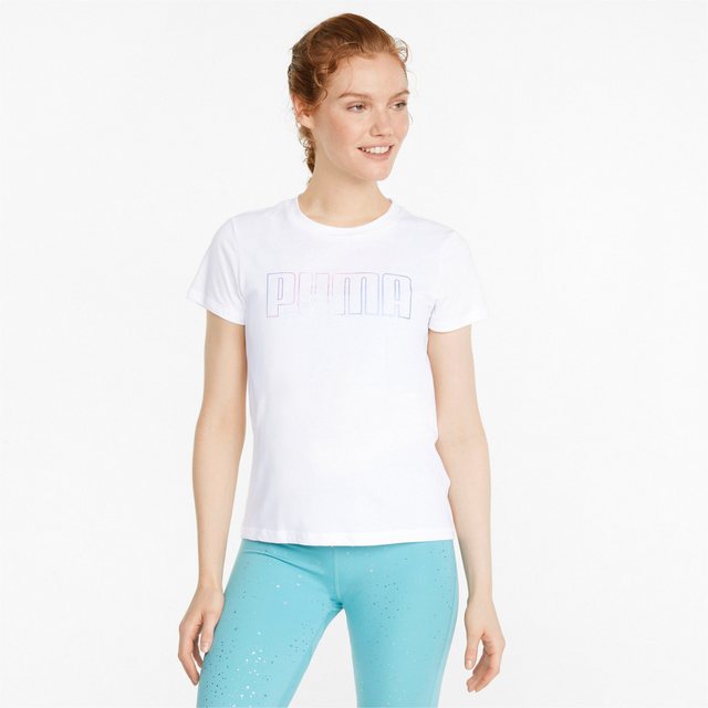 PUMA T-Shirt Puma Damen Trainingsshirt Stardust Crystalline Tee 521374 günstig online kaufen