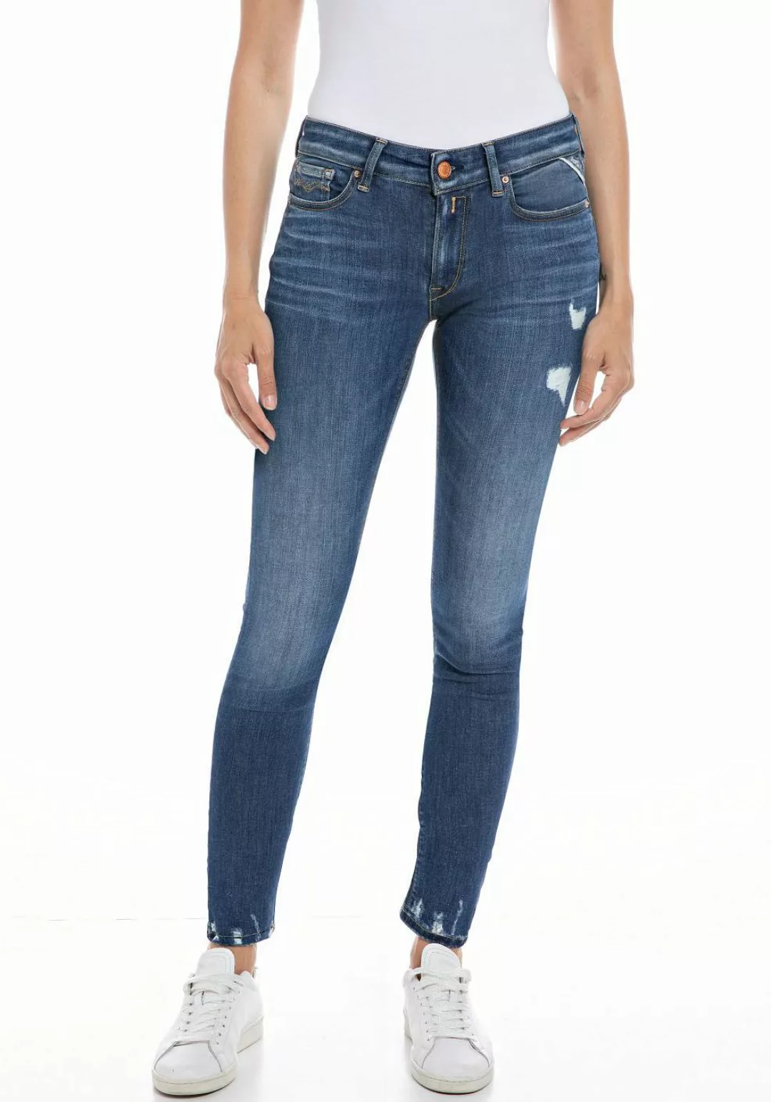 Replay 5-Pocket-Jeans NEW LUZ Skinny Fit in Ankle-Länge günstig online kaufen