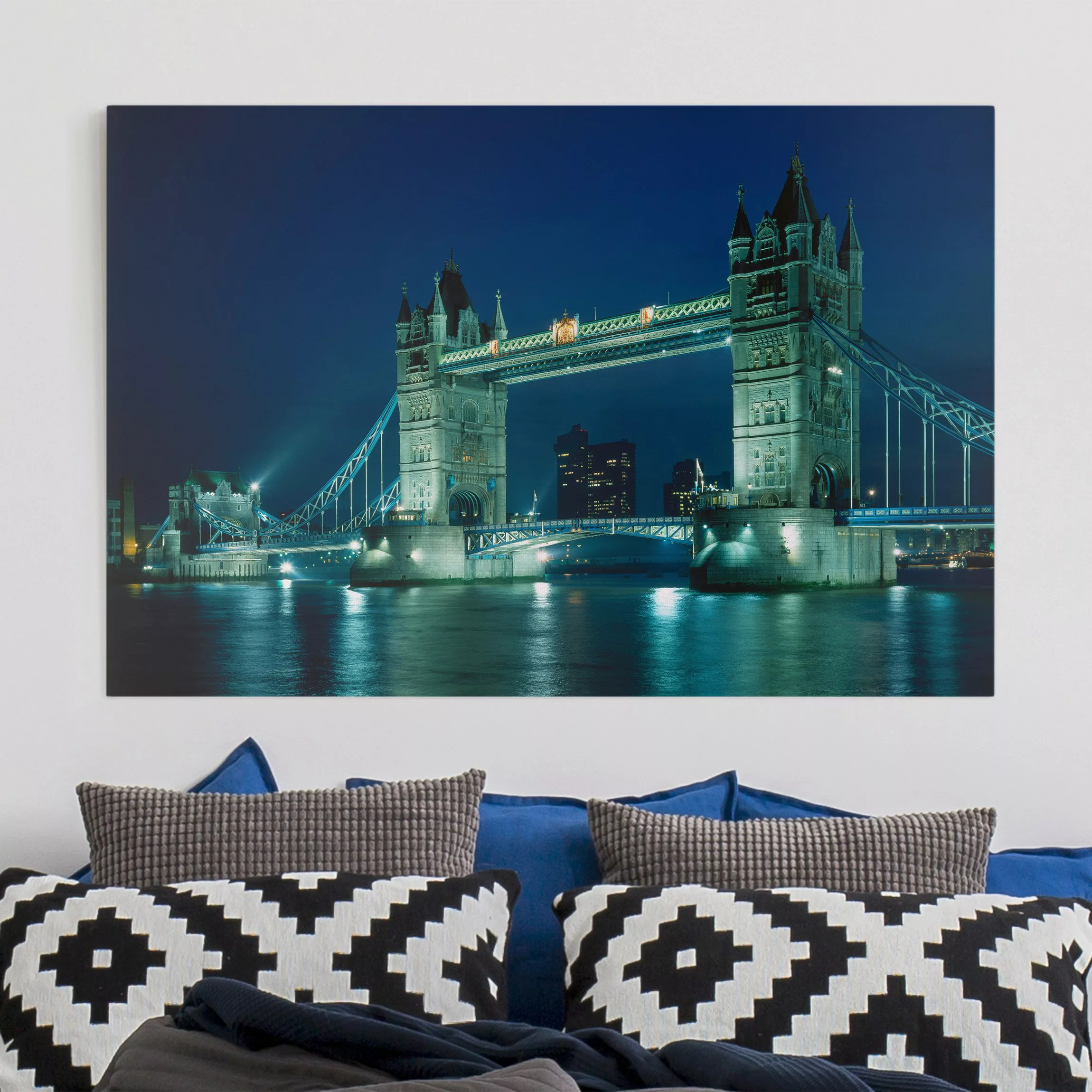 Leinwandbild Architektur & Skyline - Querformat Tower Bridge günstig online kaufen