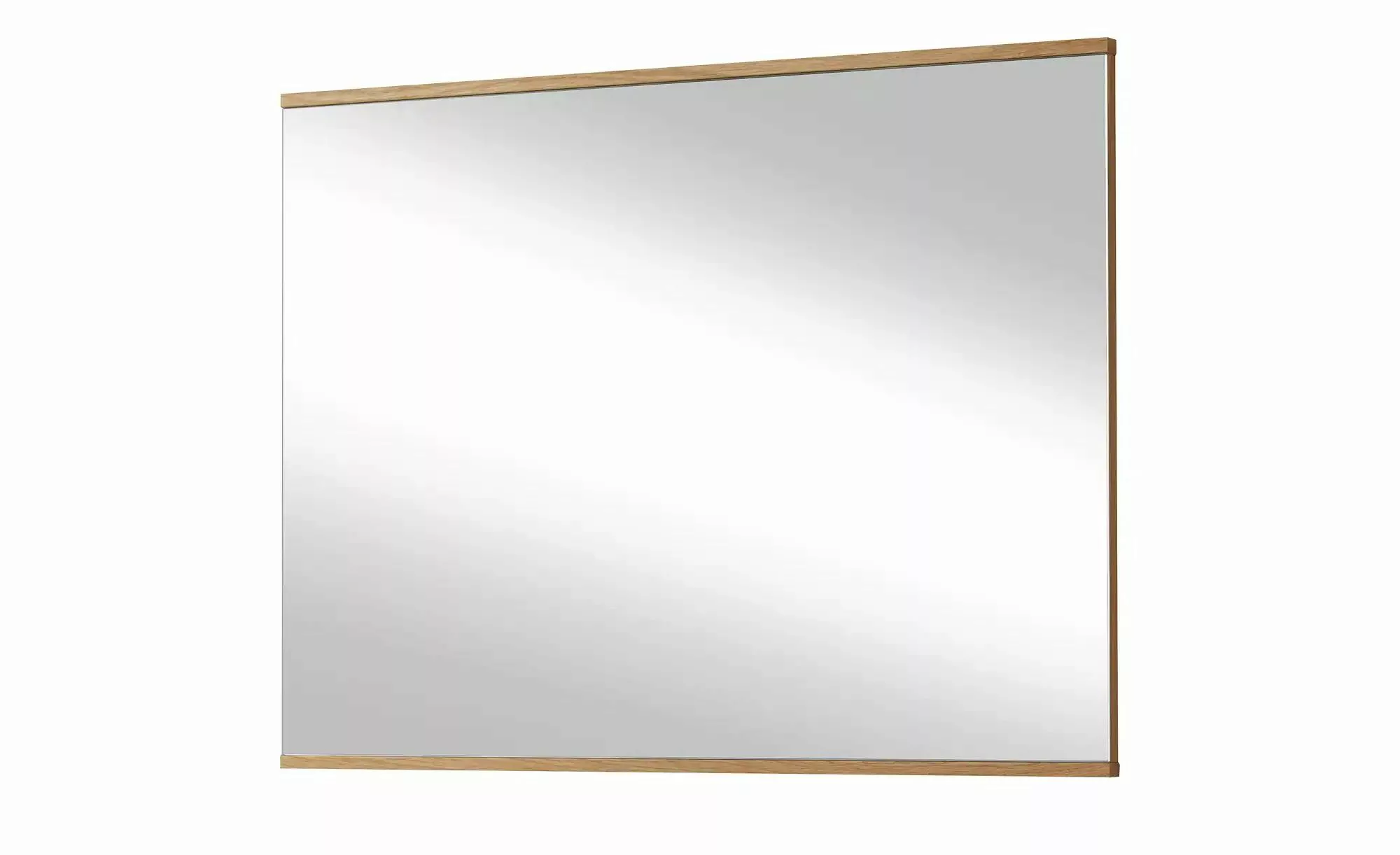 Spiegel 82 x 61 cm Longo ¦ holzfarben ¦ Glas,Aluminium,Holz ¦ Maße (cm): B: günstig online kaufen