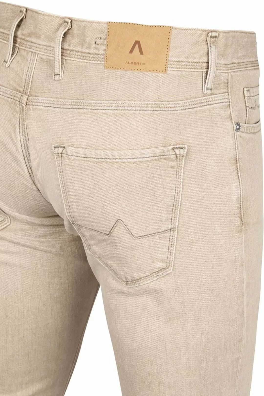 Alberto Slim Organic Denim Beige - Größe W 33 - L 34 günstig online kaufen