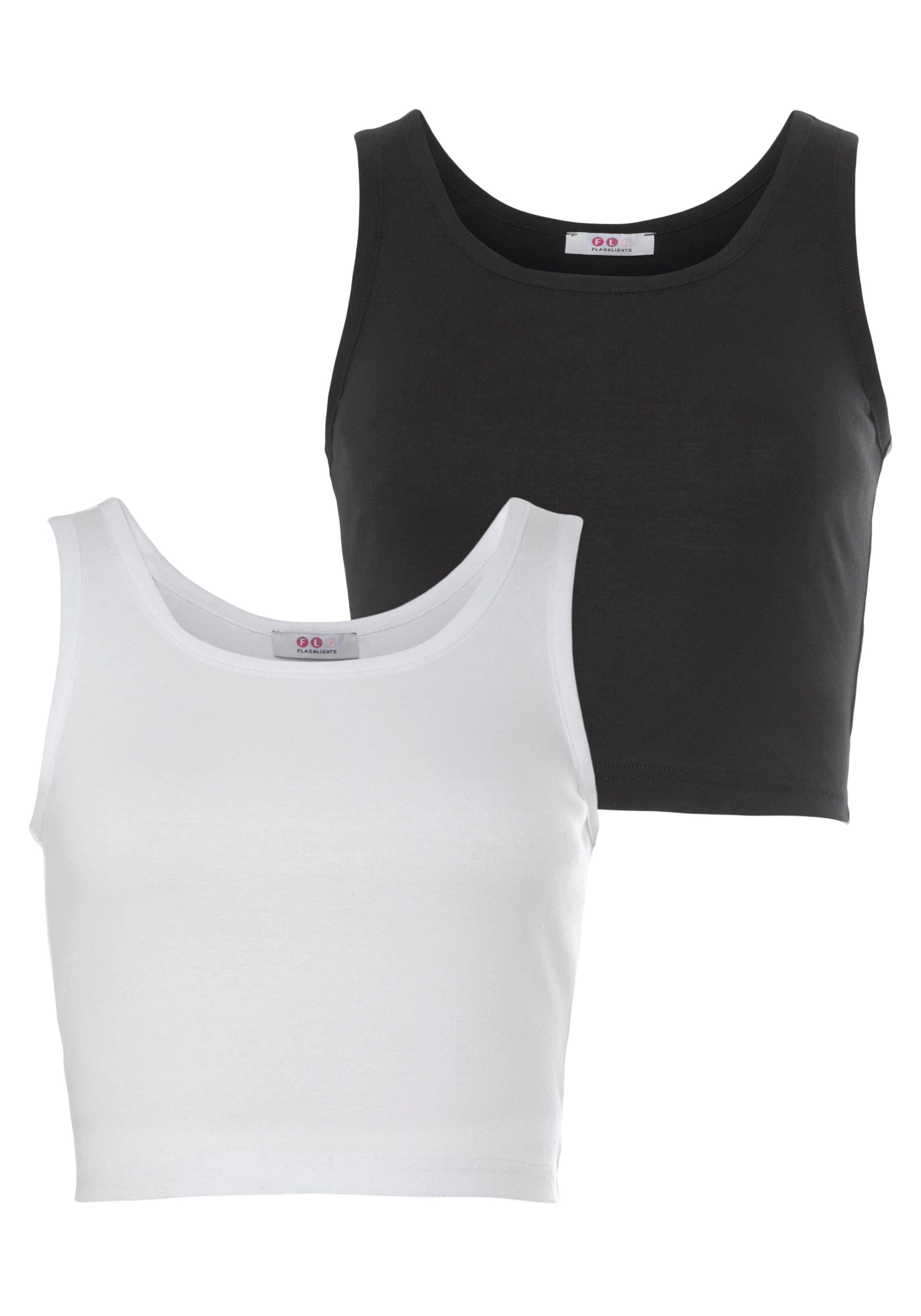 Flashlights Crop-Top (Packung, 2-tlg., 2er- Pack) günstig online kaufen