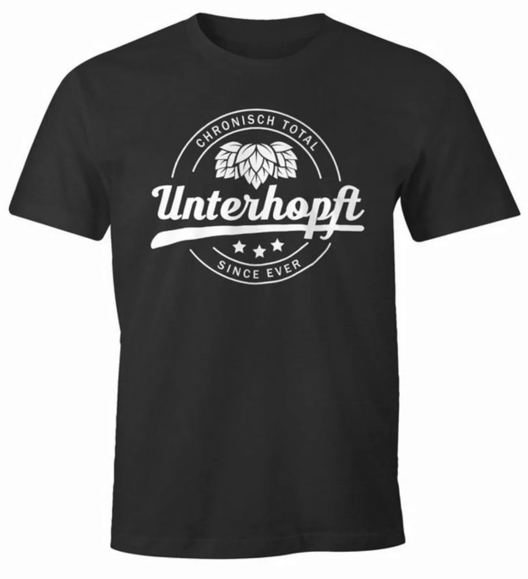 MoonWorks Print-Shirt Chronisch Unterhopft Total Herren T-Shirt Since Ever günstig online kaufen