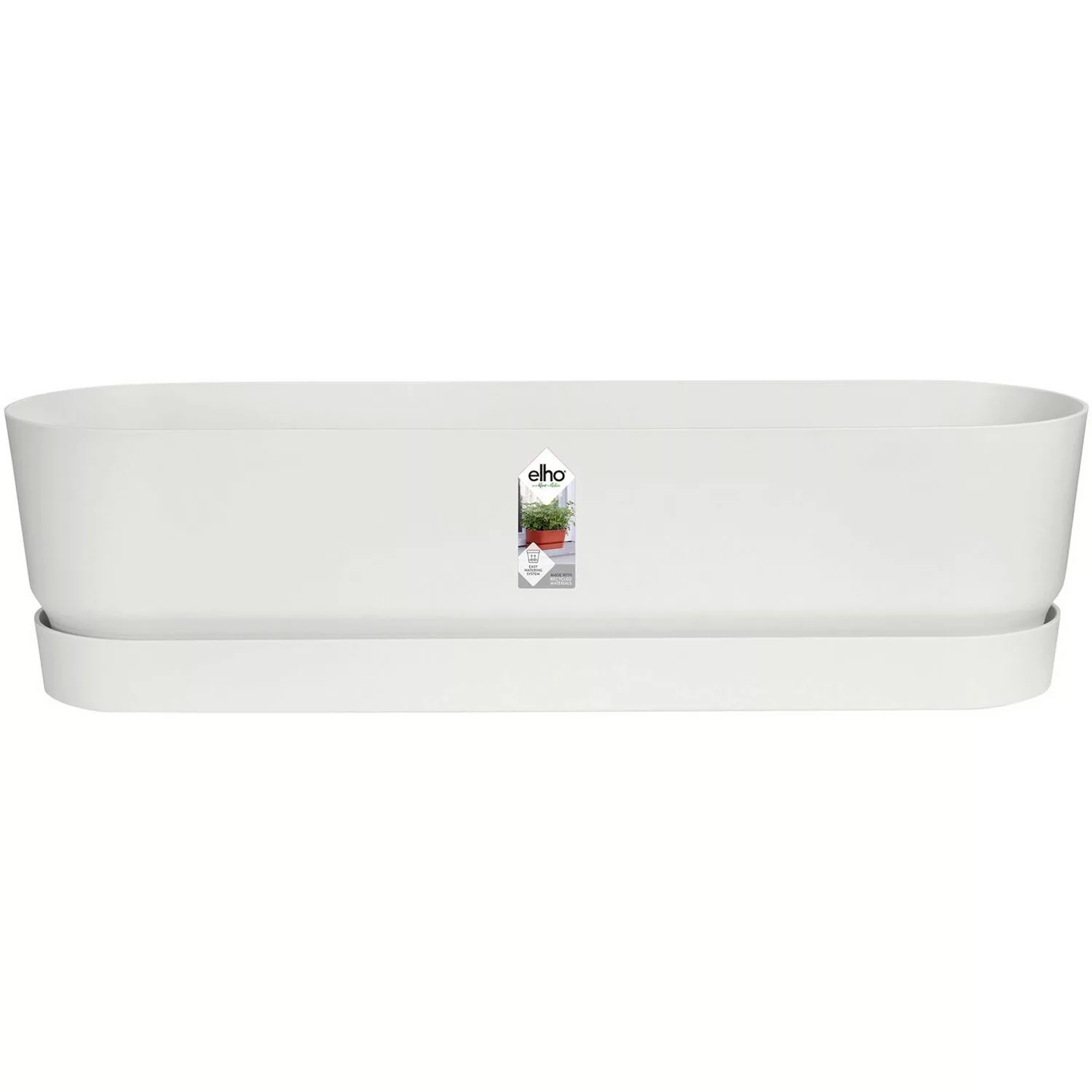 Elho Übertopf Greenville 18,5 cm x 69 cm Weiß günstig online kaufen