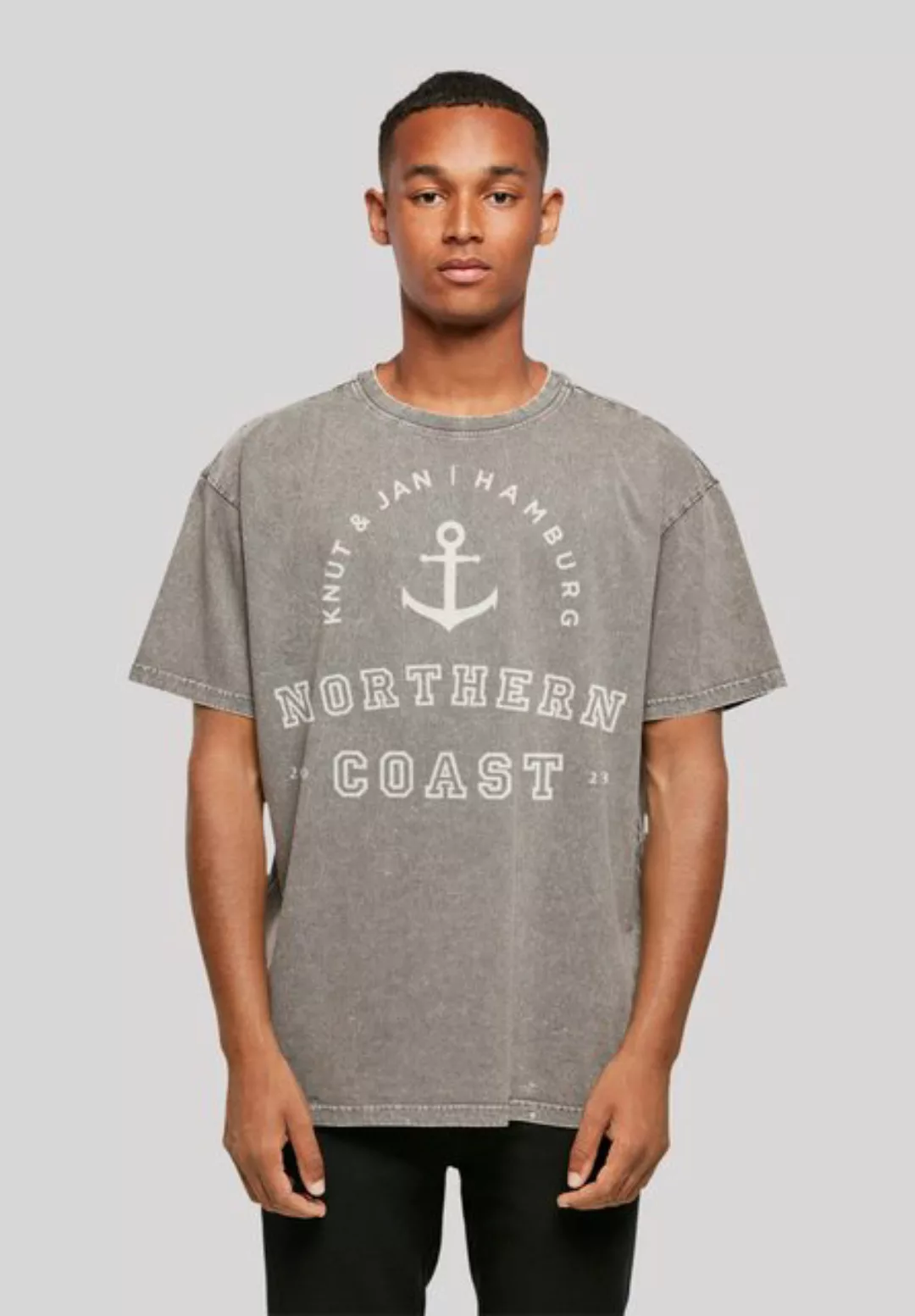 F4NT4STIC T-Shirt "Northern Coast Nordsee Knut & Jan Hamburg", Print günstig online kaufen