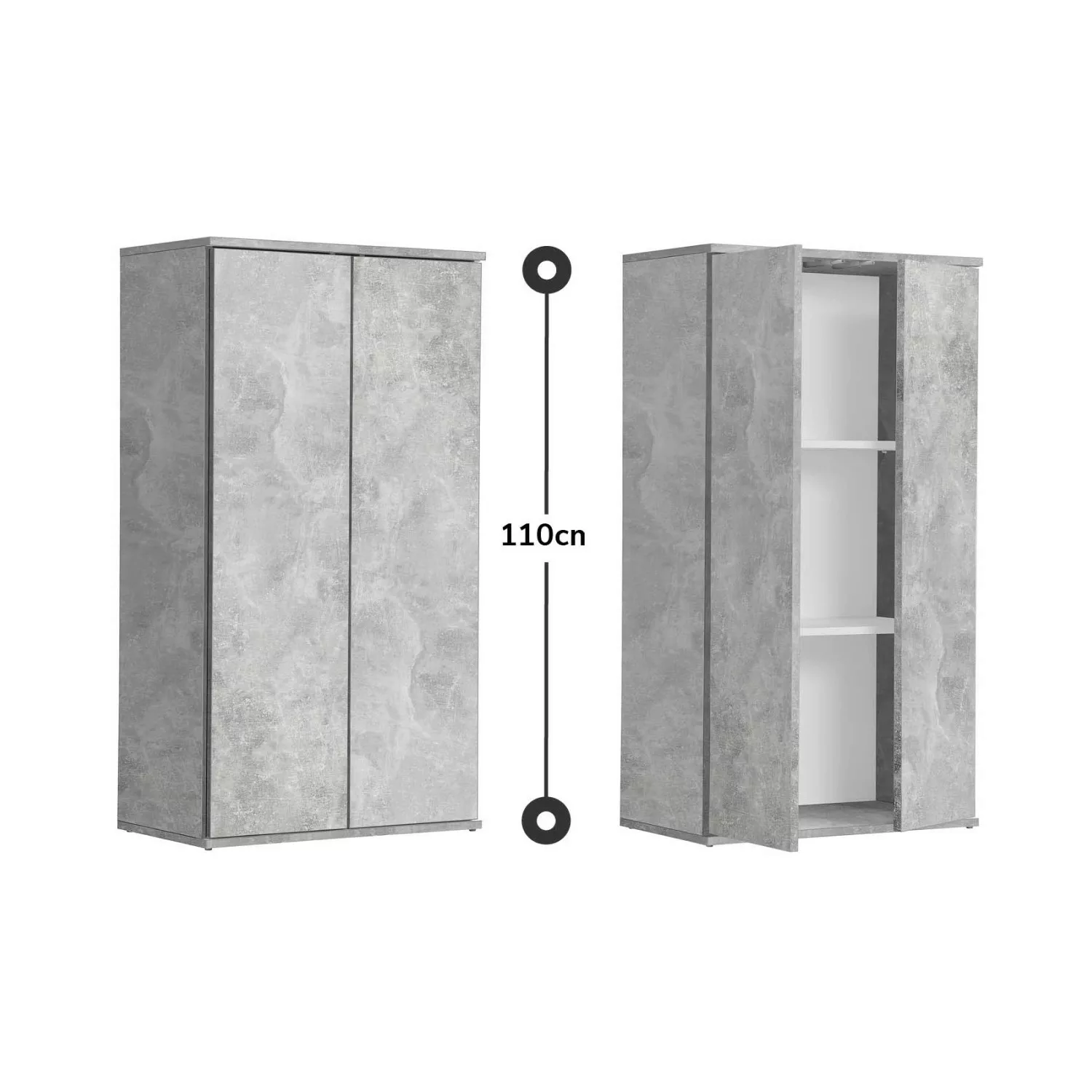 mokebo Mehrzweckschrank Der Schlanke (60x110 cm, günstig online kaufen