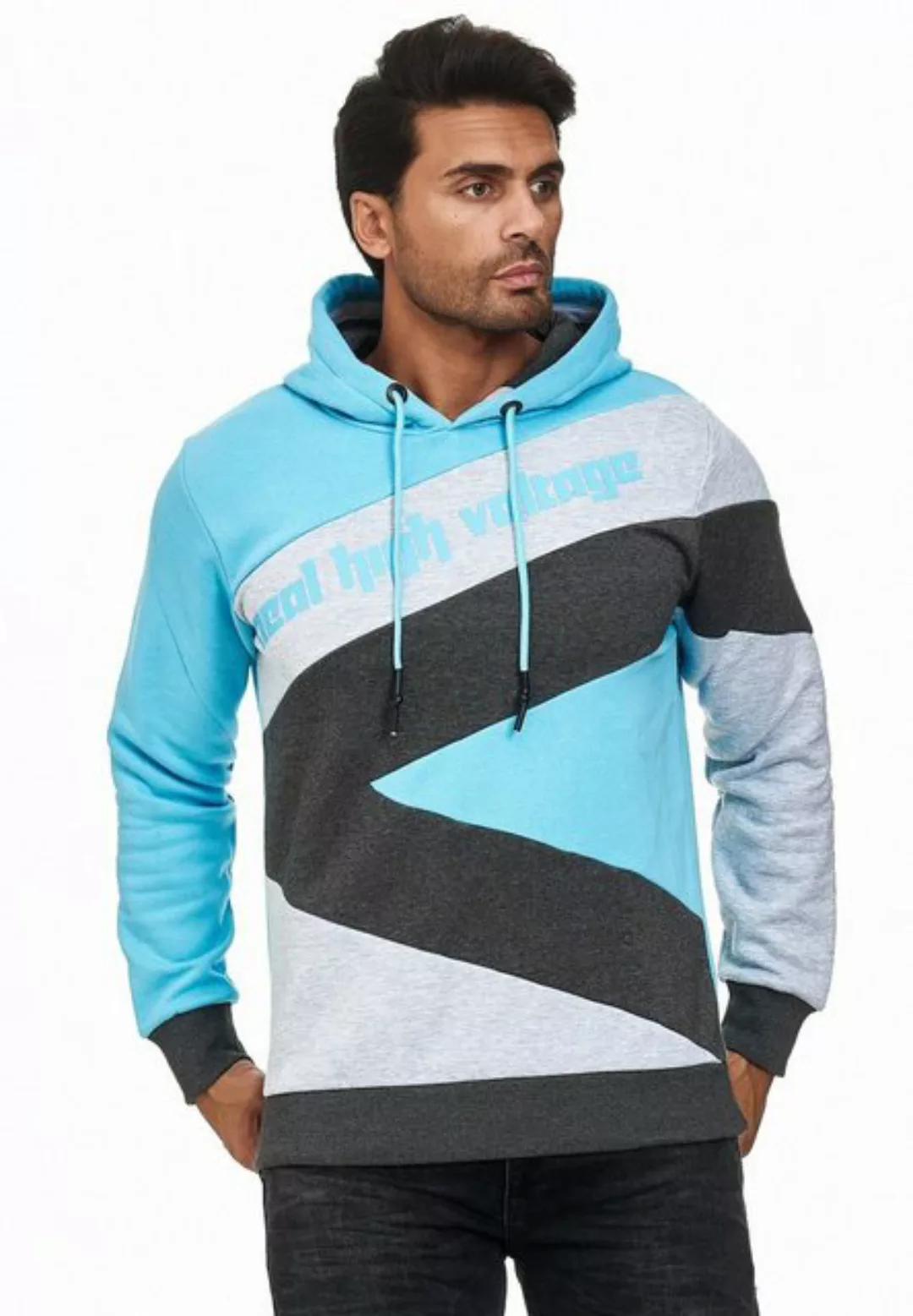 Rusty Neal Kapuzensweatshirt in sportlichem Design günstig online kaufen