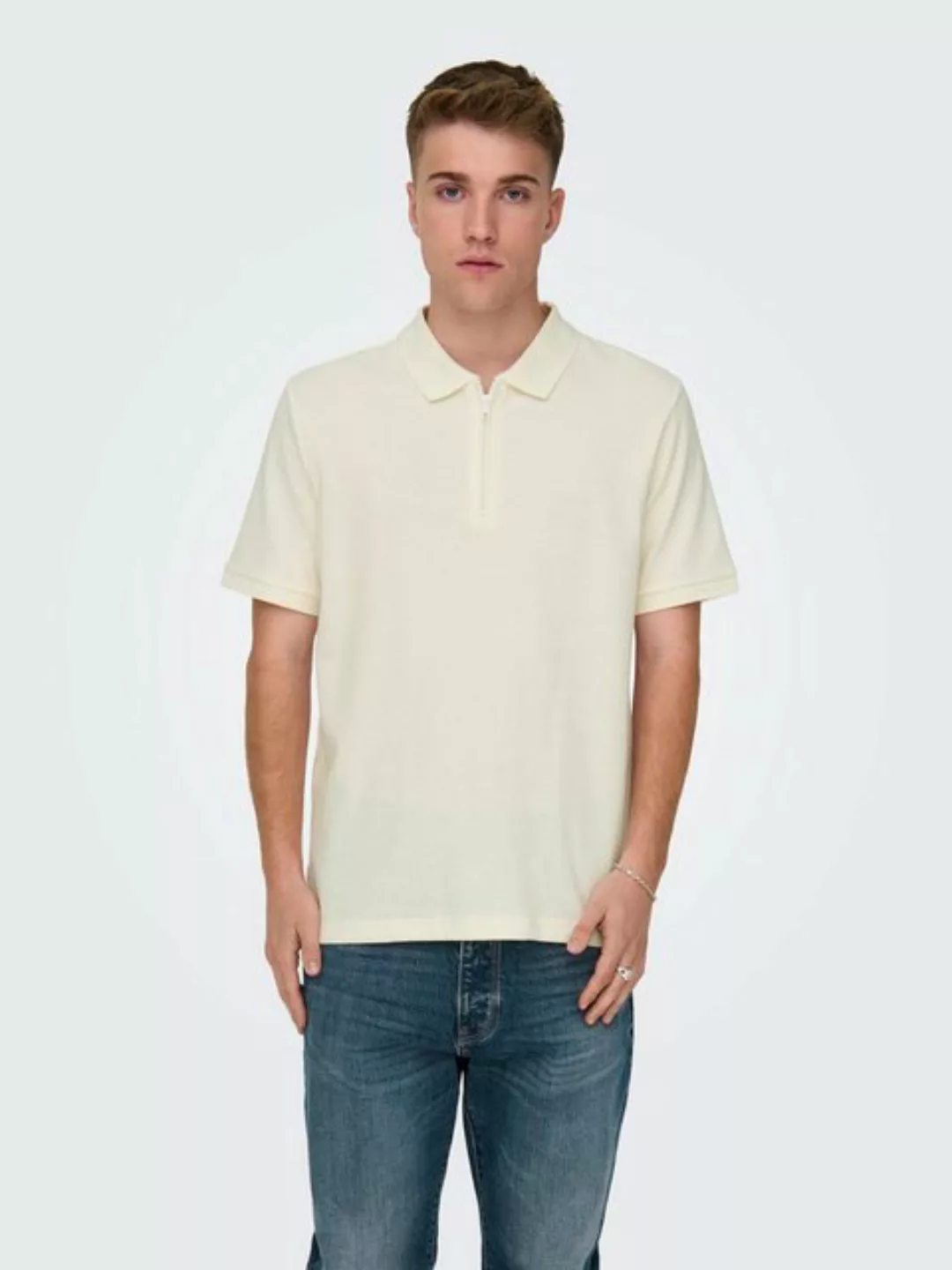 ONLY & SONS Poloshirt Poloshirt Kurzarm Polokragen klassisches Hemd 7637 in günstig online kaufen