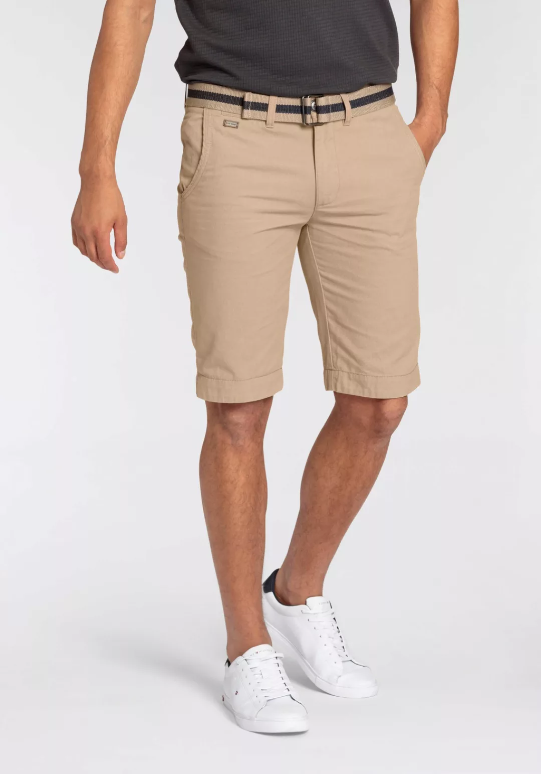 Bruno Banani Chinoshorts, inklusive Gürtel günstig online kaufen