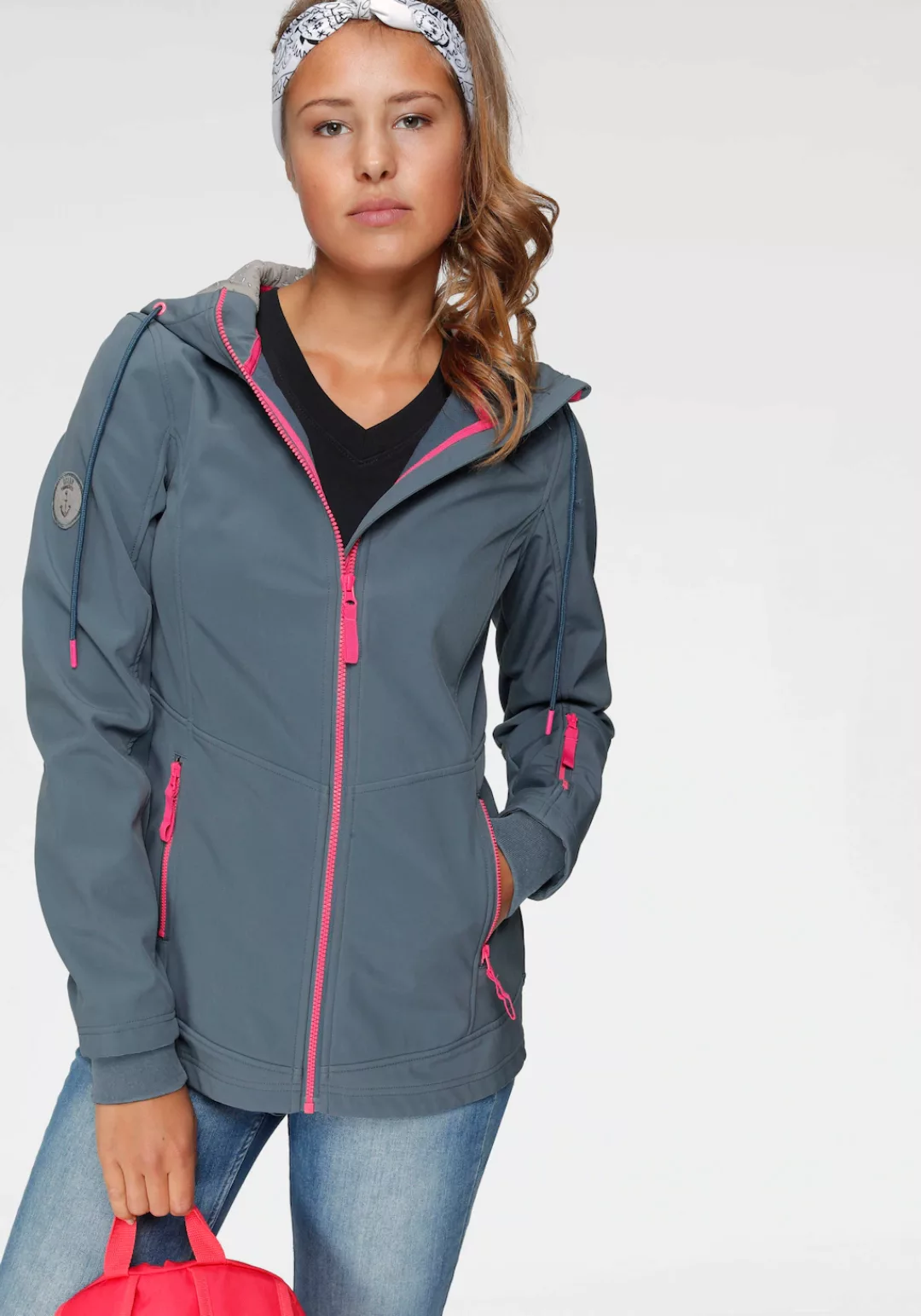 Ocean Sportswear Softshelljacke "aus recyceltem Polyester", mit Kapuze günstig online kaufen