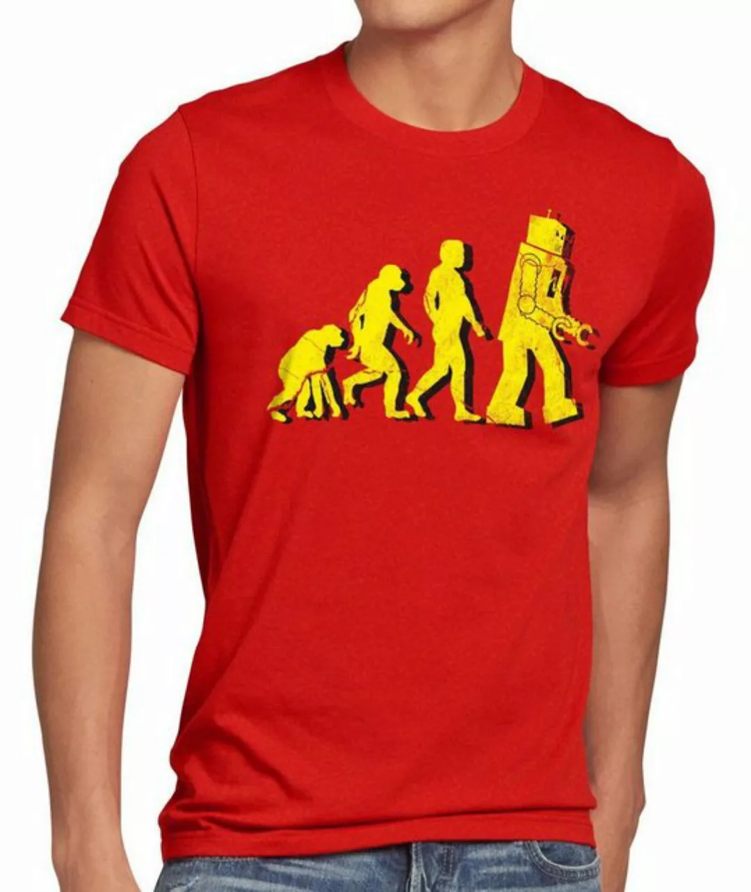 style3 T-Shirt Evolution the big bang theory sheldon cooper bazinga darwin günstig online kaufen