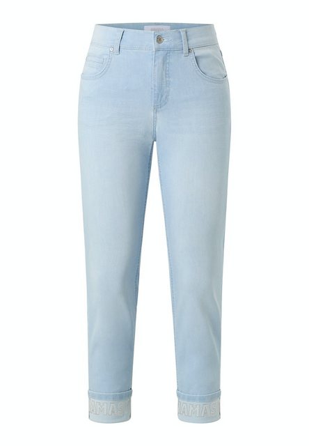ANGELS Slim-fit-Jeans CICI CROP WORD bleached blue used günstig online kaufen