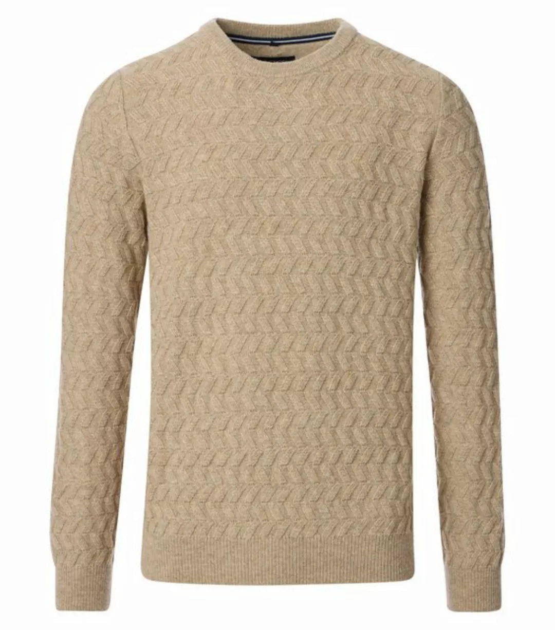 CASAMODA Strickpullover "CASAMODA Pullover gemustert" günstig online kaufen