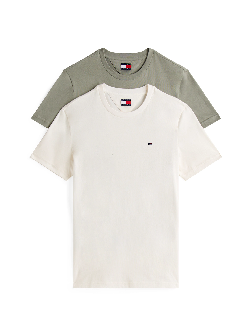Tommy Jeans Rundhalsshirt "TJM XSLIM 2PACK JERSEY TEE EXT", (Packung, 2er-P günstig online kaufen