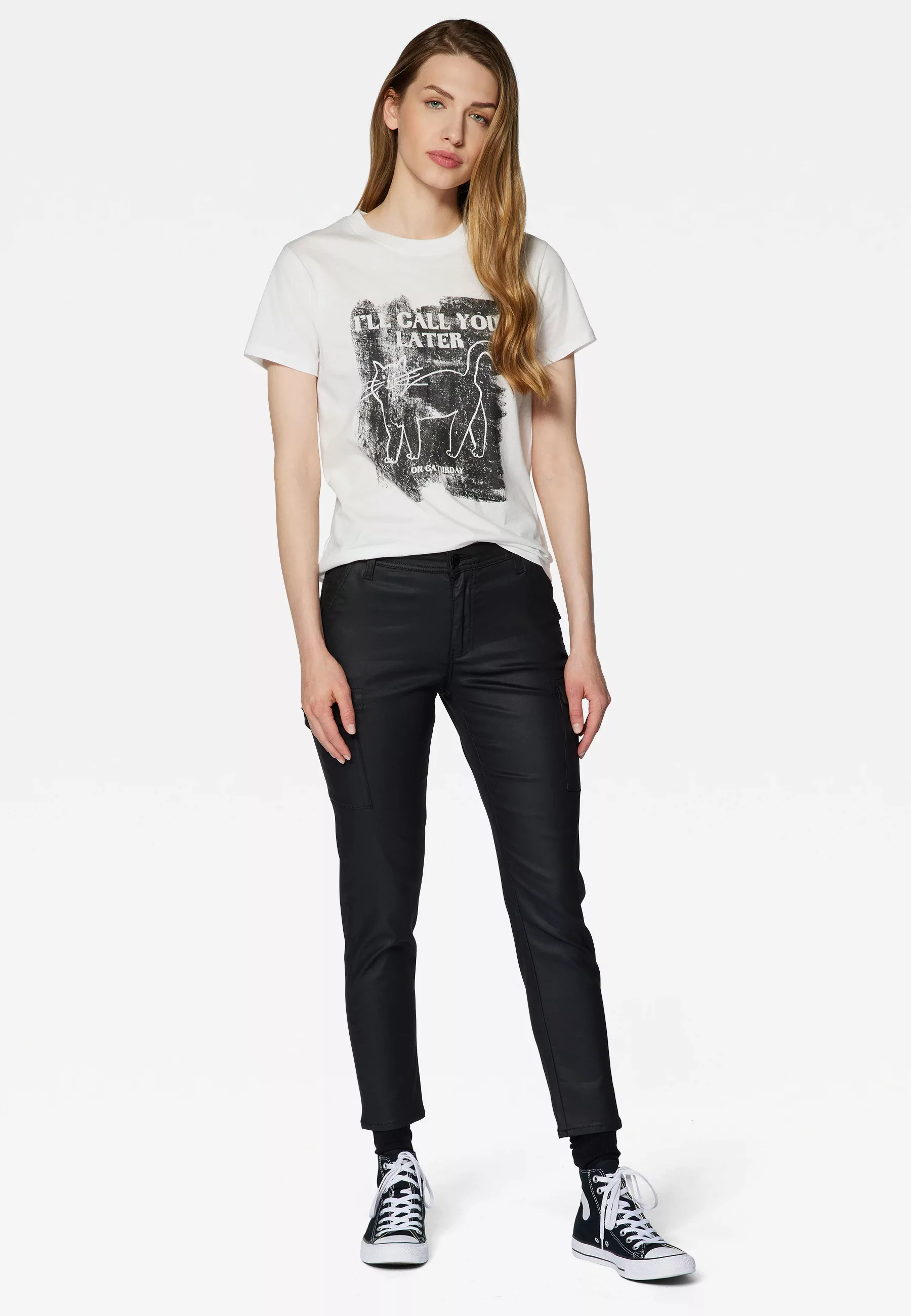 Mavi Rundhalsshirt "ILL CALL YOU LATER PRINTED GR", Print T-Shirt günstig online kaufen