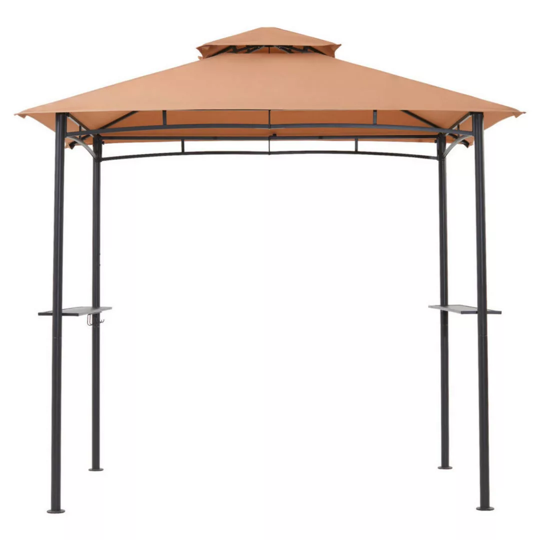 Grasekamp Grillpavillon BBQ beige Polyester B/H/L: ca. 152x250x244 cm günstig online kaufen