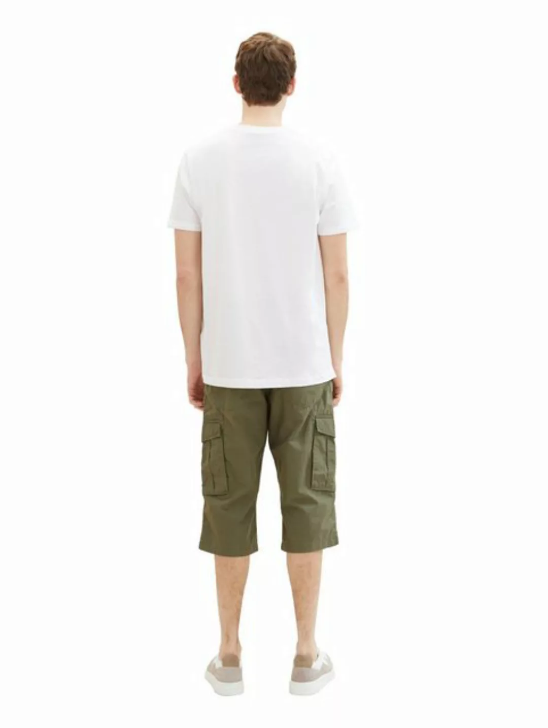 Tom Tailor Herren Bermuda Short PRINTED MAX OVERKNEE - Relaxed Fit günstig online kaufen