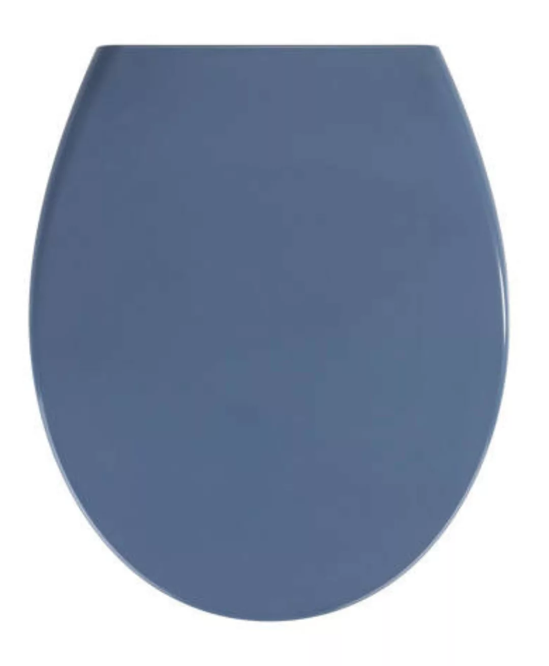WENKO Premium WC-Sitz Samos Slate Blue, aus antibakteriellem Duroplast, mit günstig online kaufen