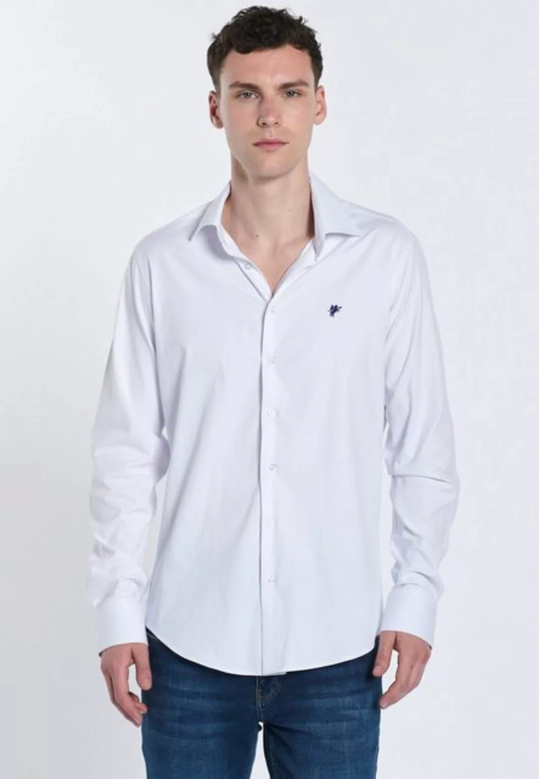 DENIM CULTURE Langarmhemd TOKIO (1-tlg) günstig online kaufen
