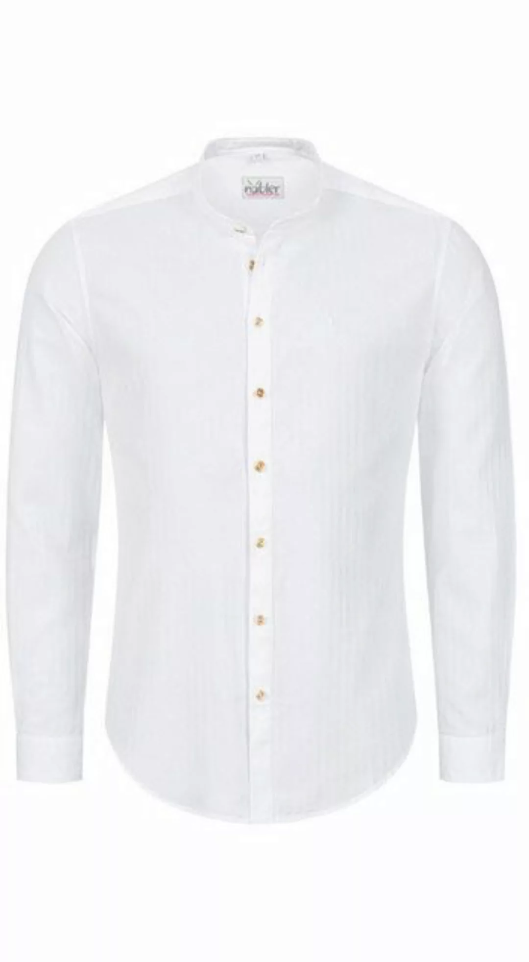 Nübler Trachtenhemd Trachtenhemd Langarm Phinix in Weiß von Nübler günstig online kaufen