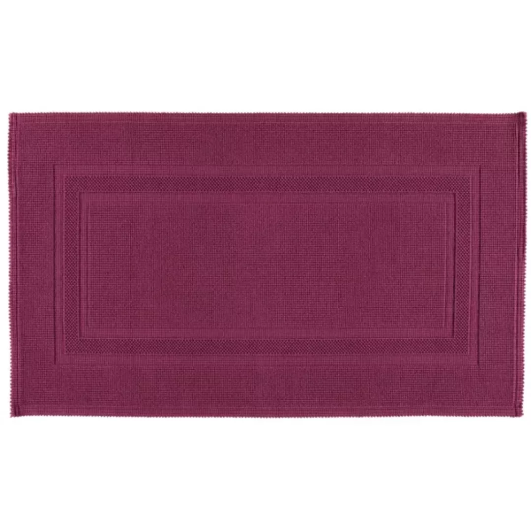 Rhomtuft - Badematte Gala - Farbe: berry - 237 - 70x120 cm günstig online kaufen