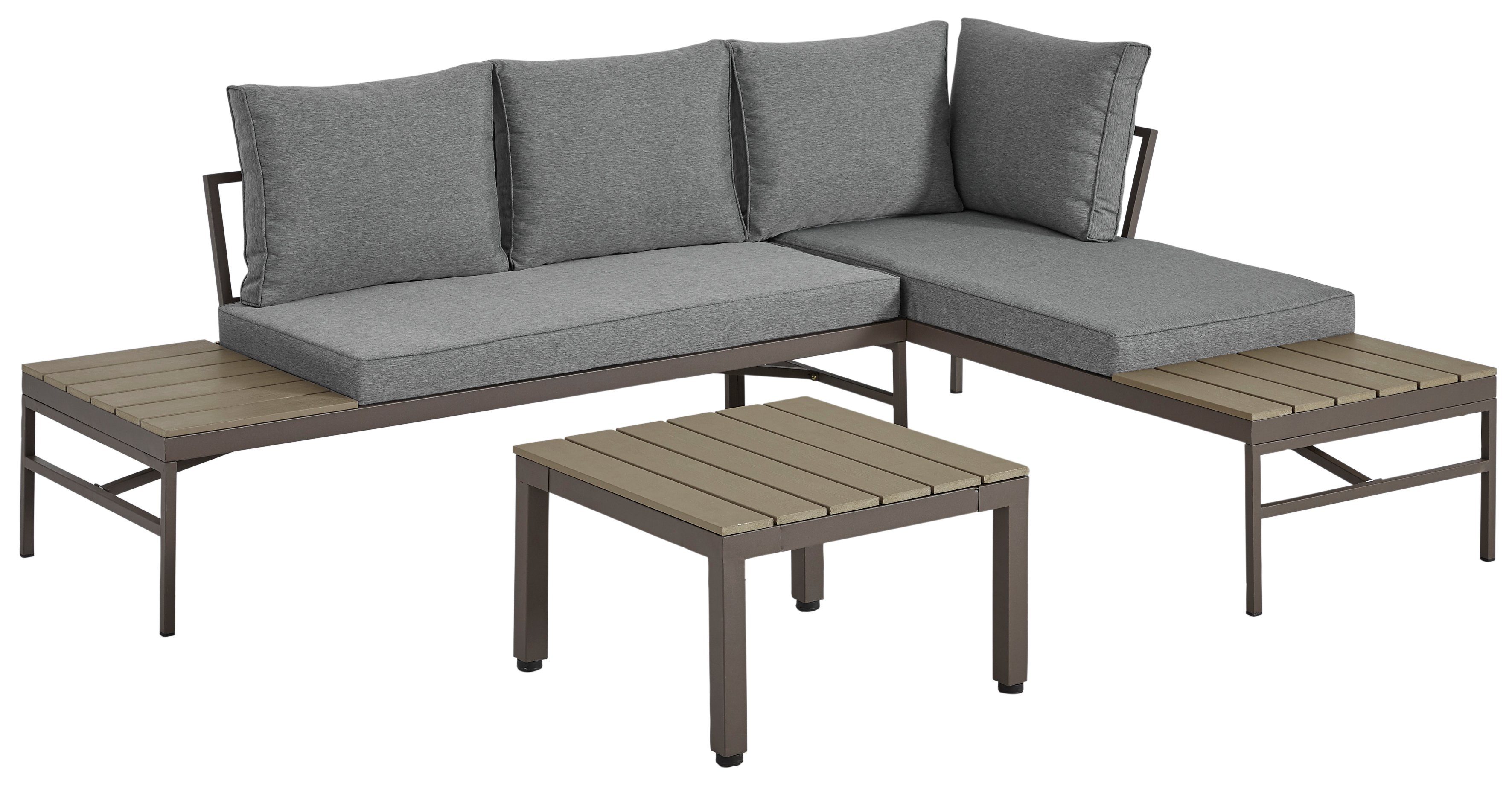 KONIFERA Gartenlounge-Set Badalona, (Set, 9-tlg., 2x günstig online kaufen