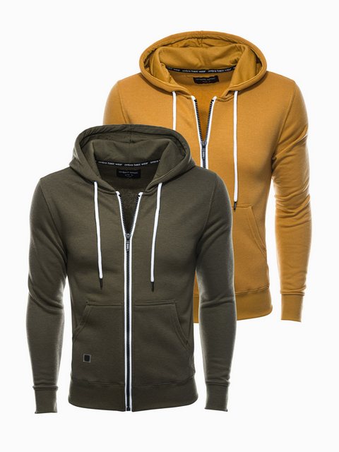 OMBRE Kapuzensweatshirt BASIC 2er-Pack Kapuzensweatshirts für Männer günstig online kaufen