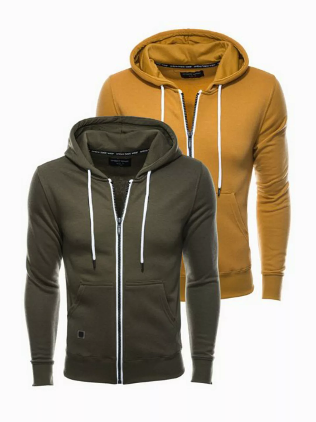 OMBRE Kapuzensweatshirt BASIC 2er-Pack Kapuzensweatshirts für Männer günstig online kaufen