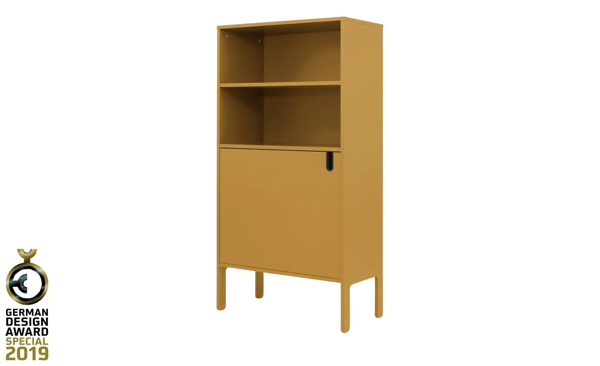 Highboard  Uno ¦ gelb ¦ Maße (cm): B: 76 H: 152 T: 40 Aktuelles > Schlafzim günstig online kaufen