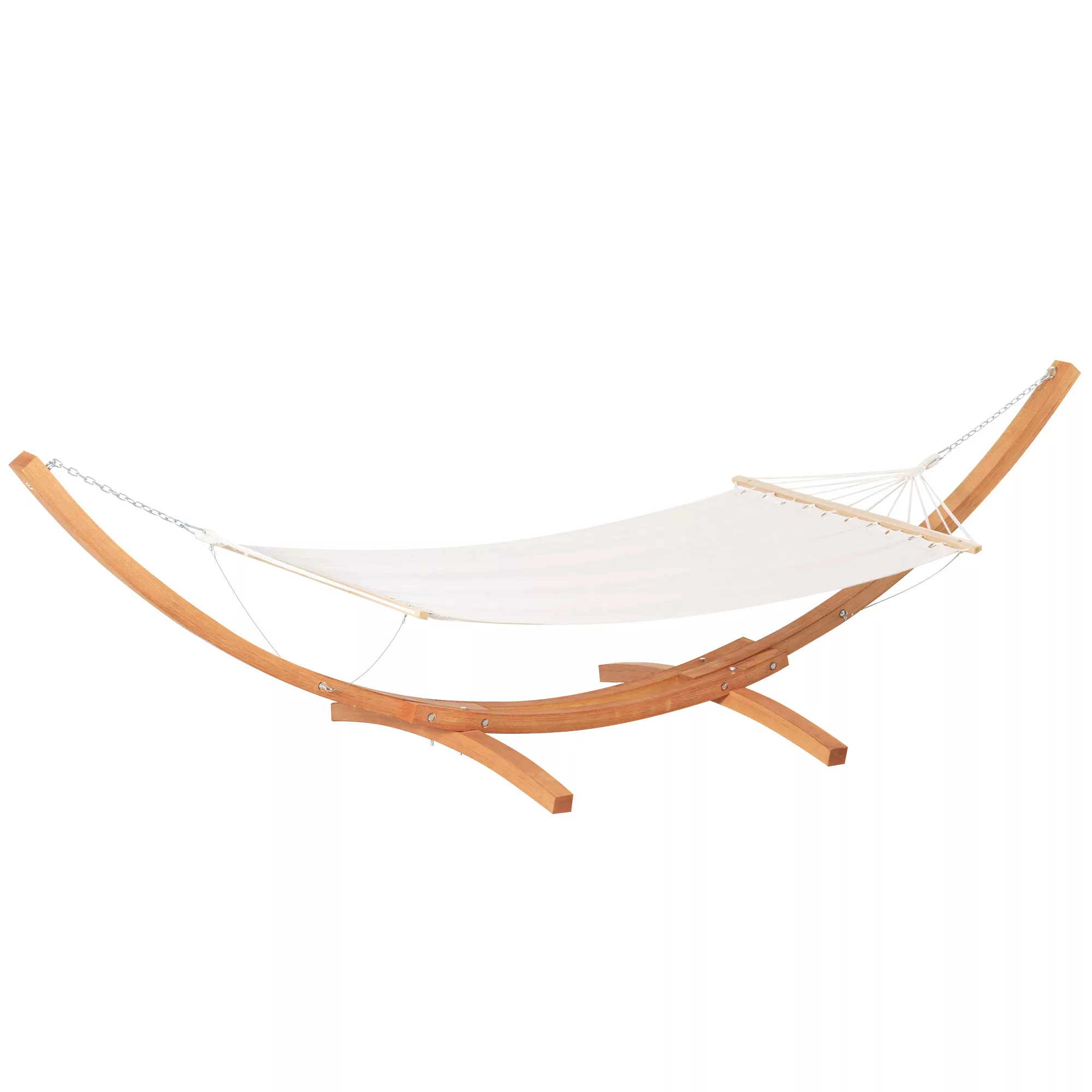 Outsunny Gartenhängematte mit Holzgestell Hängematte auf Ständer 1 Person 3 günstig online kaufen