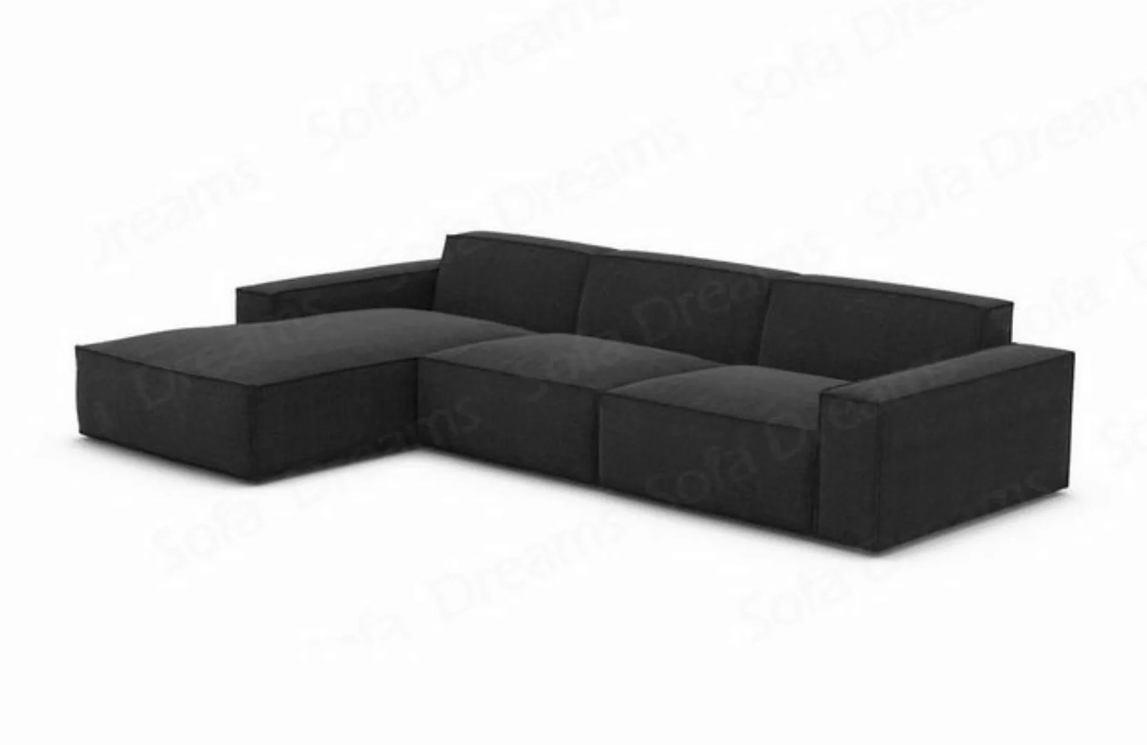 Sofa Dreams Ecksofa Stoffsofa Sofa Polstercouch Modern Formenta L Form Kurz günstig online kaufen