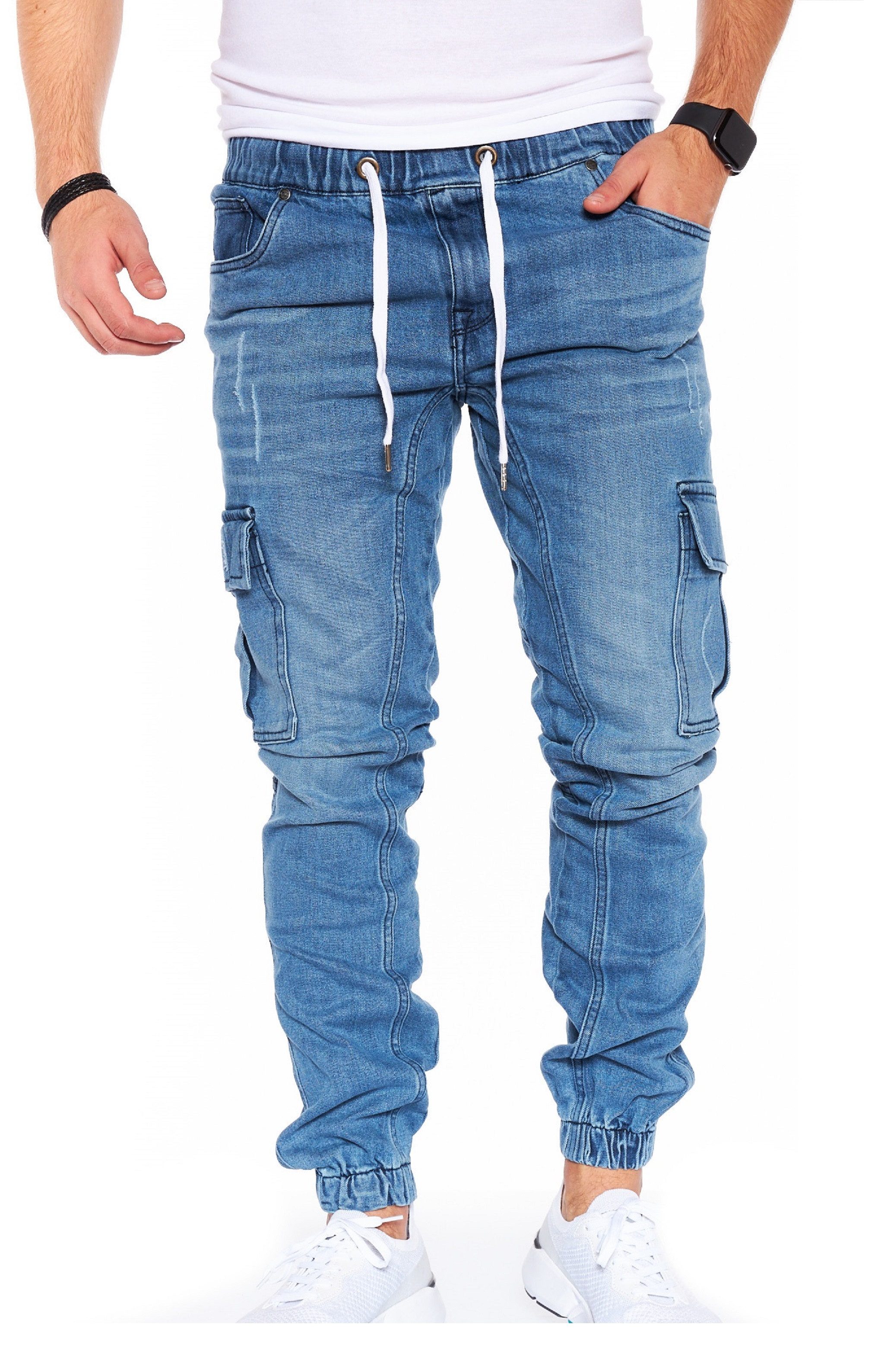 Styleko Chinohose 8004 Styleko Cargohose Herren günstig online kaufen