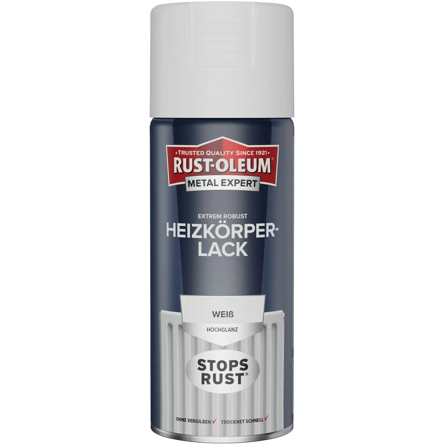 Rust-Oleum Metal Expert Heizkörperlack Hochglanz Sprühfarbe Weiß 400 ml günstig online kaufen