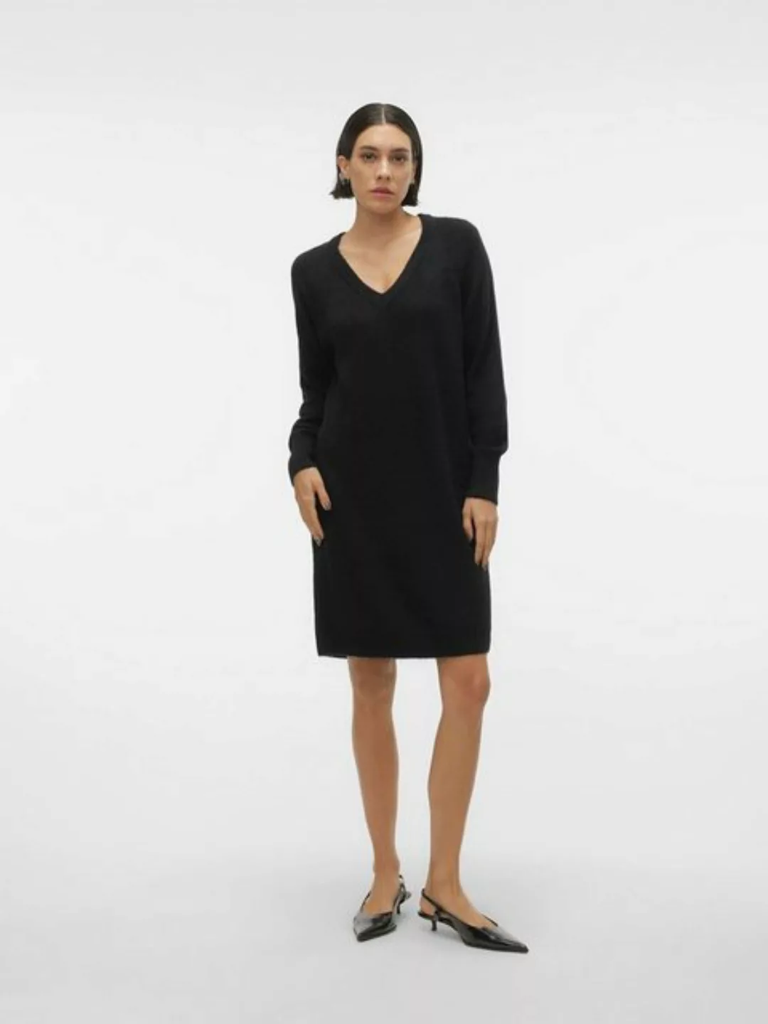 Vero Moda Strickkleid VMEllylefile (1-tlg) Plain/ohne Details günstig online kaufen