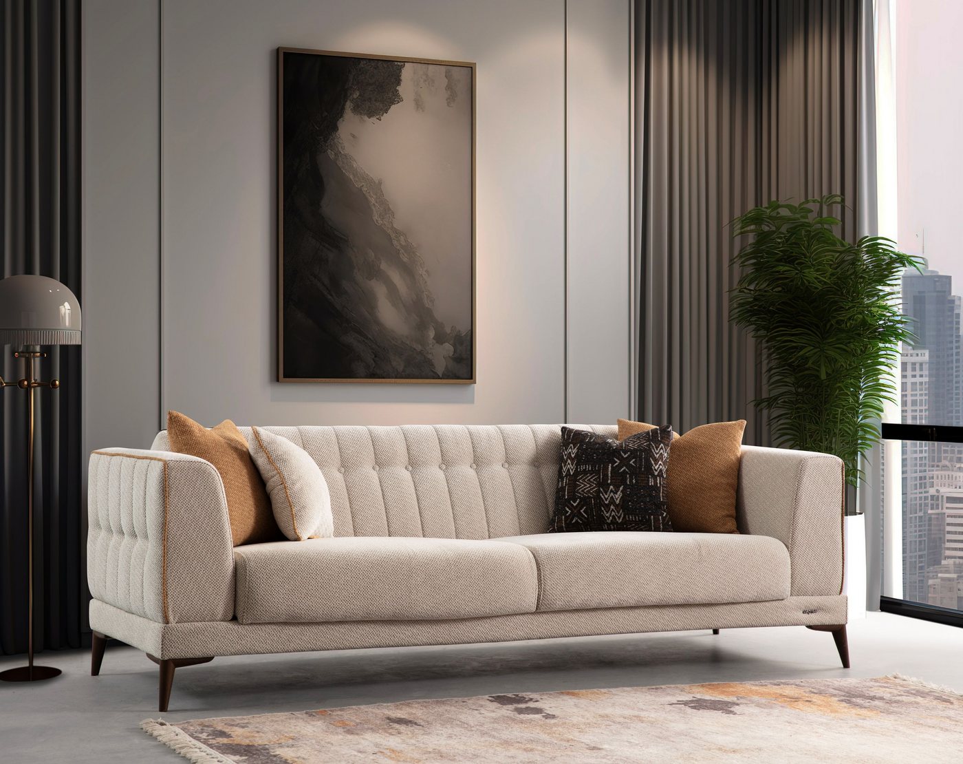 Villa Möbel Sofa Phoenix, 1 Stk. 2-Sitzer, Hand Made Quality, pflegeleichte günstig online kaufen