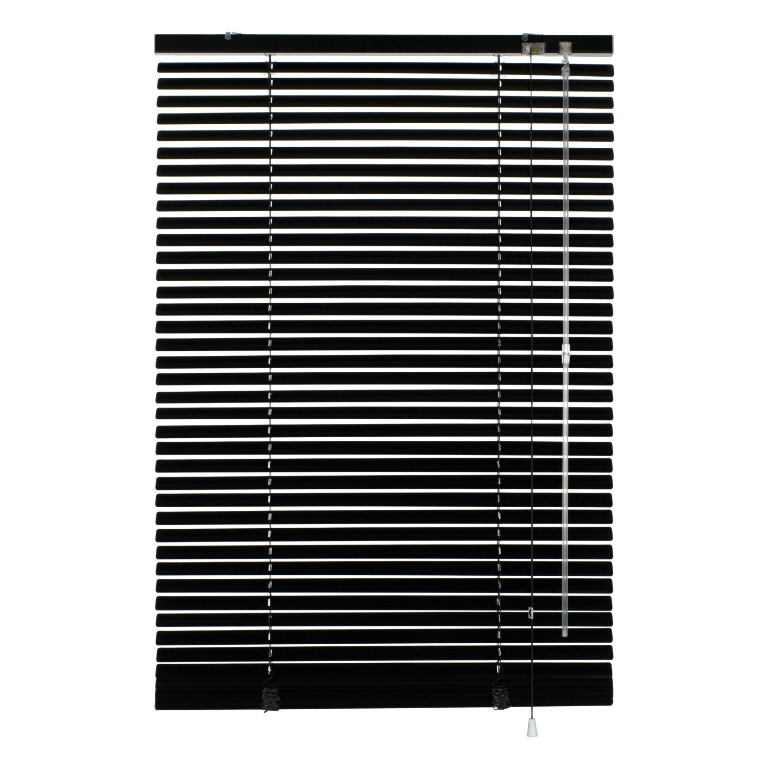 Gardinia Jalousie Aluminium 50 cm x 175 cm Schwarz günstig online kaufen