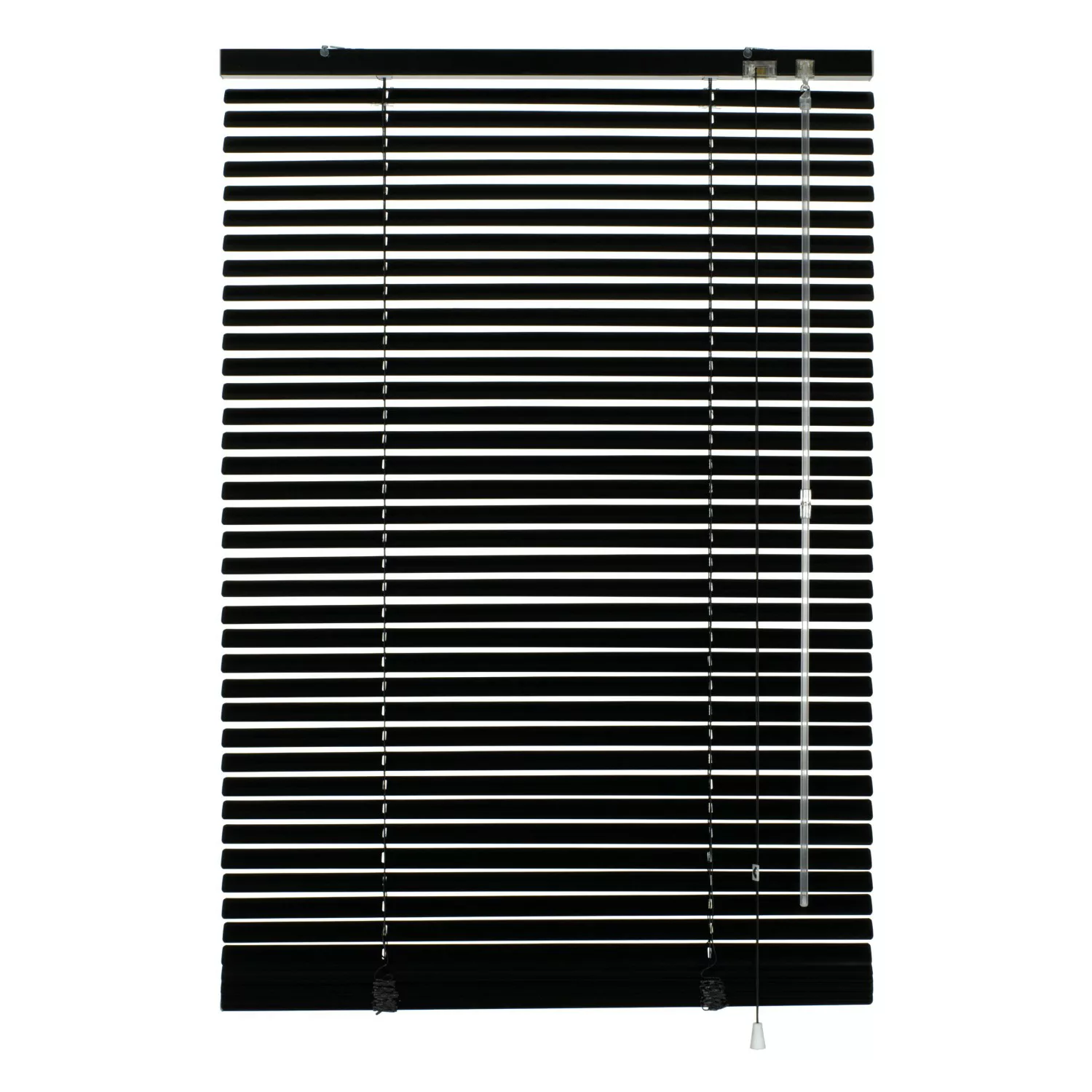 Gardinia Jalousie Aluminium 100 cm x 175 cm Schwarz günstig online kaufen