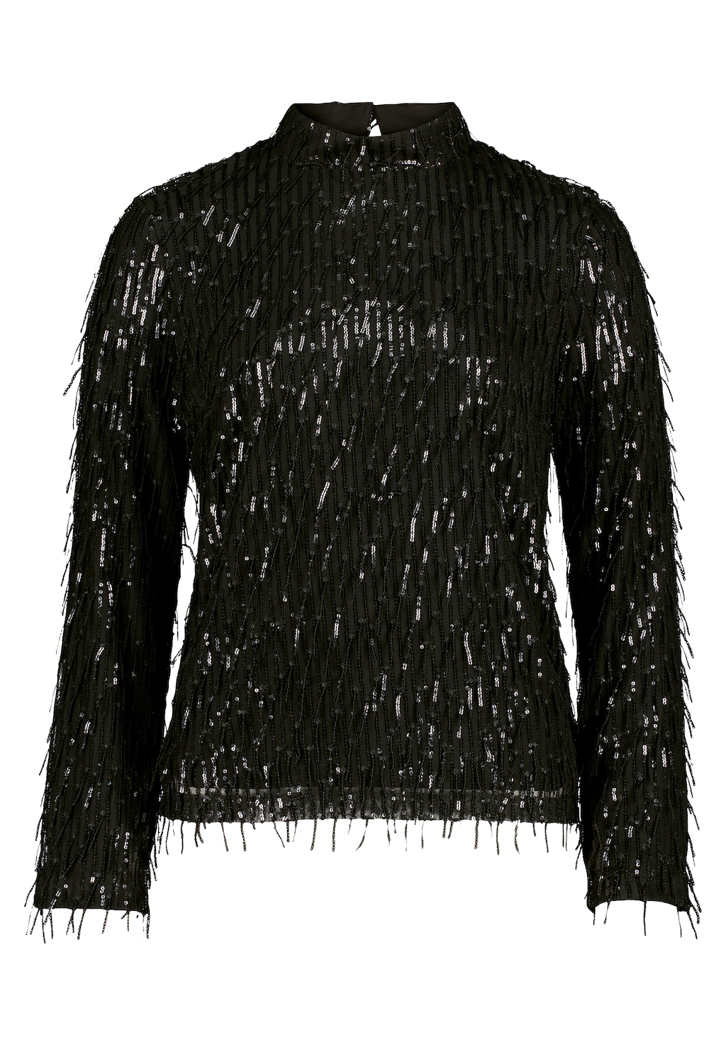 Cartoon Schlupfbluse "Cartoon Damen Schlupfbluse mit Pailletten" günstig online kaufen